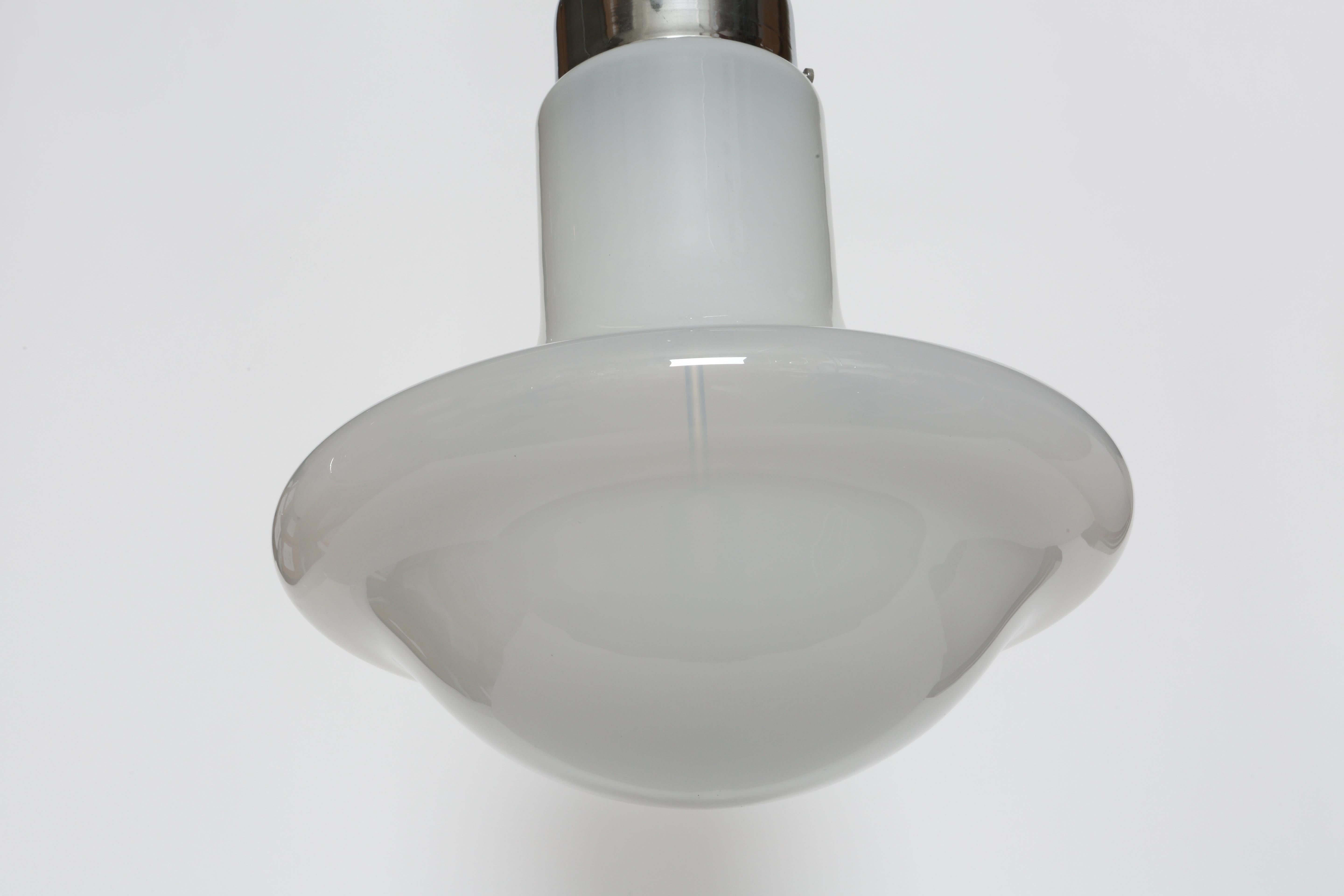 Colgante de techo de cristal de Murano de Carlo Nason, atribuido Chapado en venta