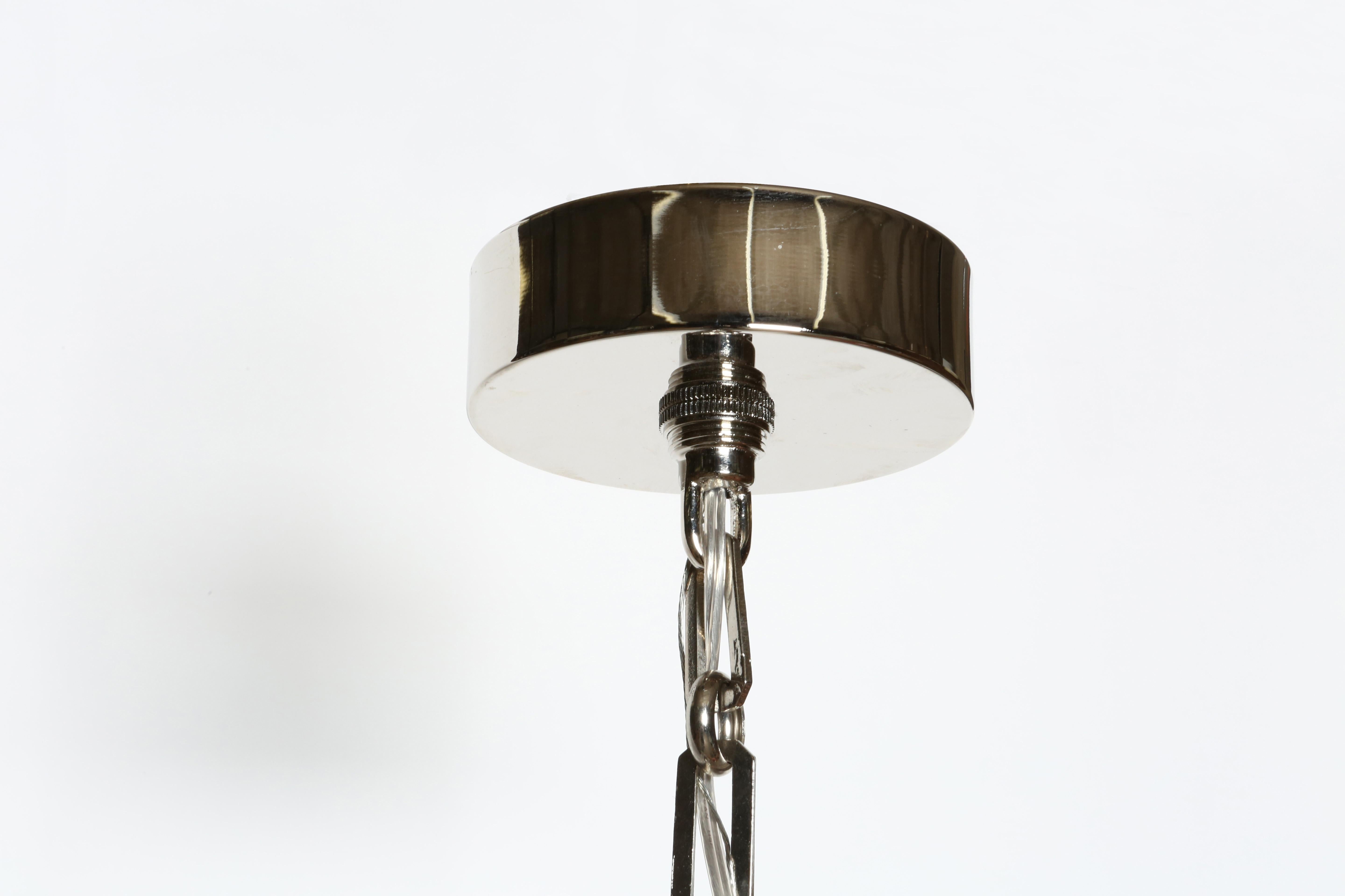Murano glass ceiling pendant by Fratelli Toso, Italy circa 1960s For Sale 5