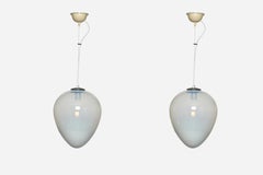 Deckenleuchte aus Muranoglas von Leucos Design Lab, mundgeblasen, um 1970