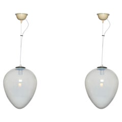 Deckenleuchte aus Muranoglas von Leucos Design Lab, mundgeblasen, um 1970