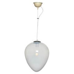 Murano Glass Ceiling Pendant by Leucos Design Lab, Handblown circa 1970s