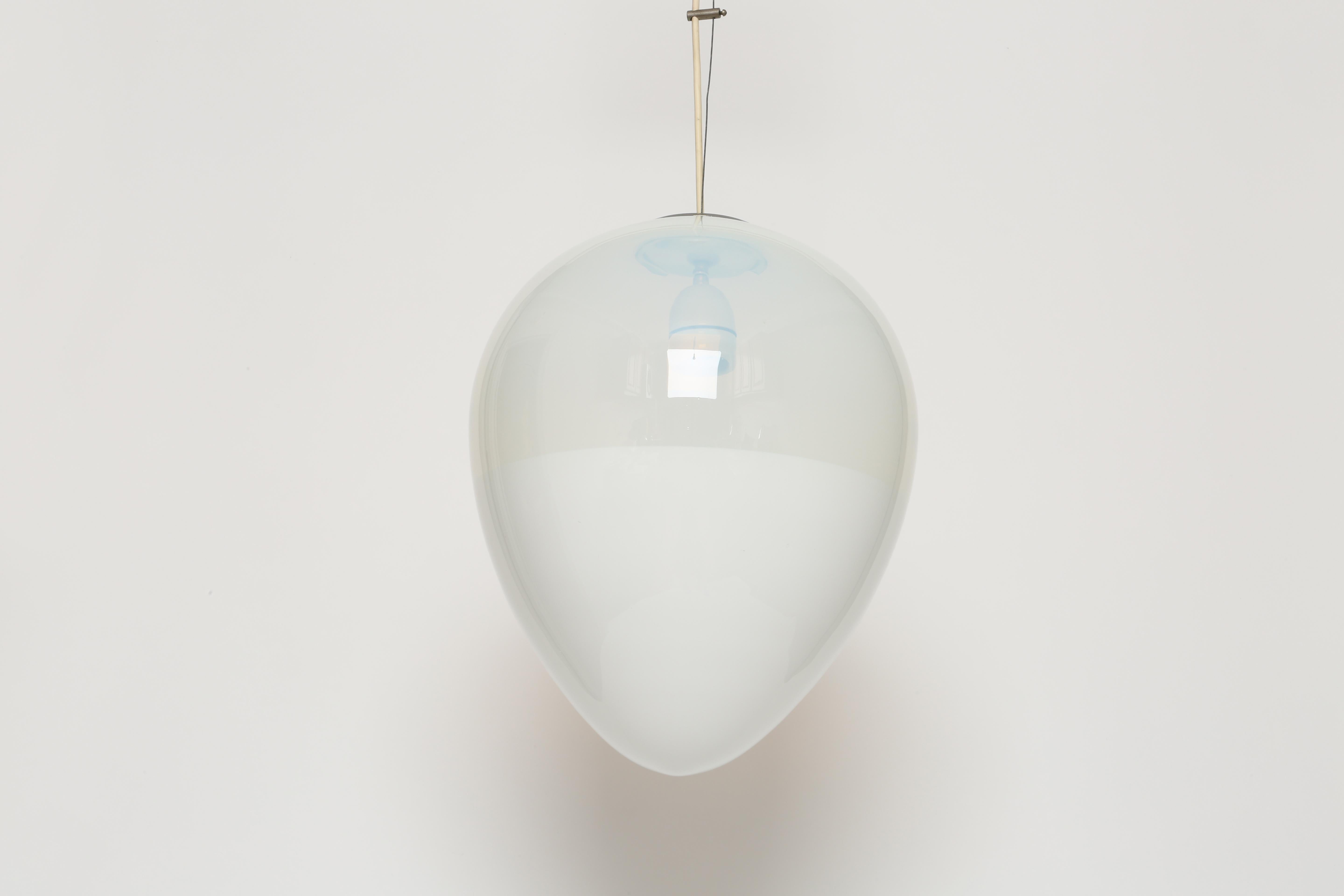 Murano Glass Ceiling Pendant by Leucos In Good Condition In Brooklyn, NY