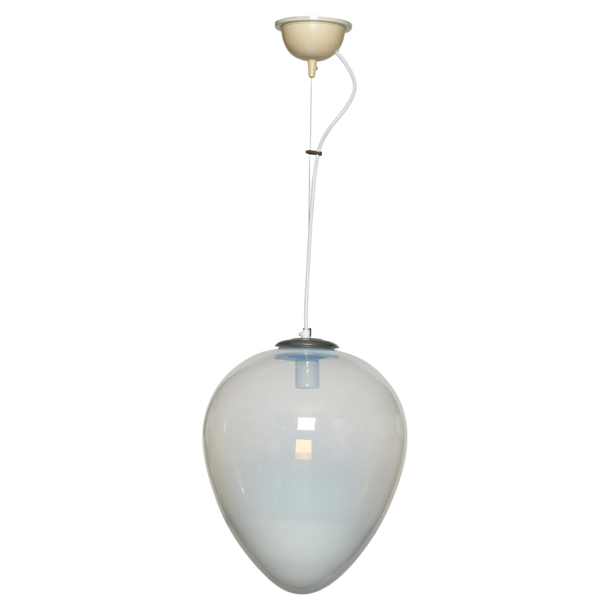 Murano Glass Ceiling Pendant by Leucos For Sale
