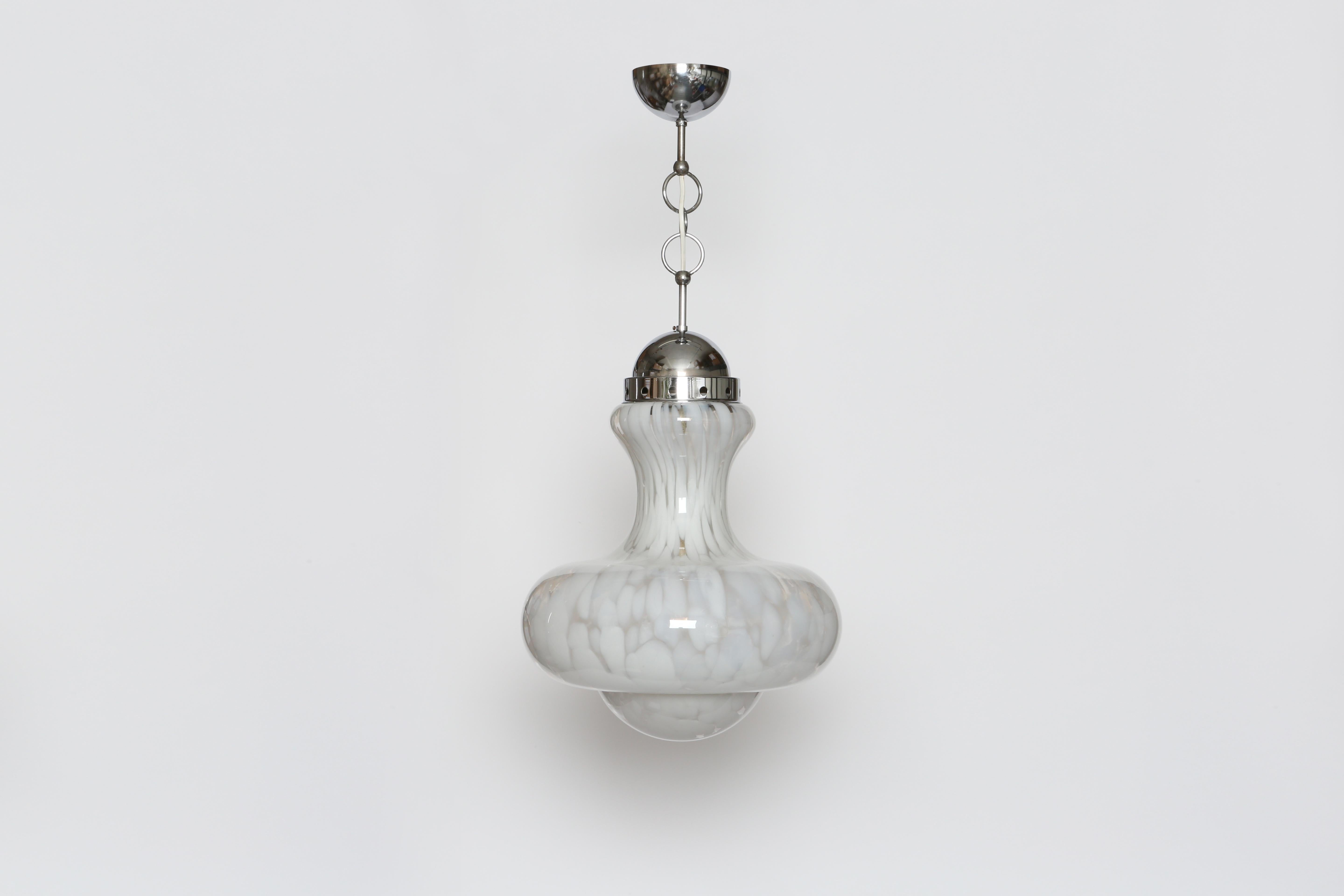 Placcato Ciondolo da soffitto in vetro di Murano di Mazzega Murano in vendita