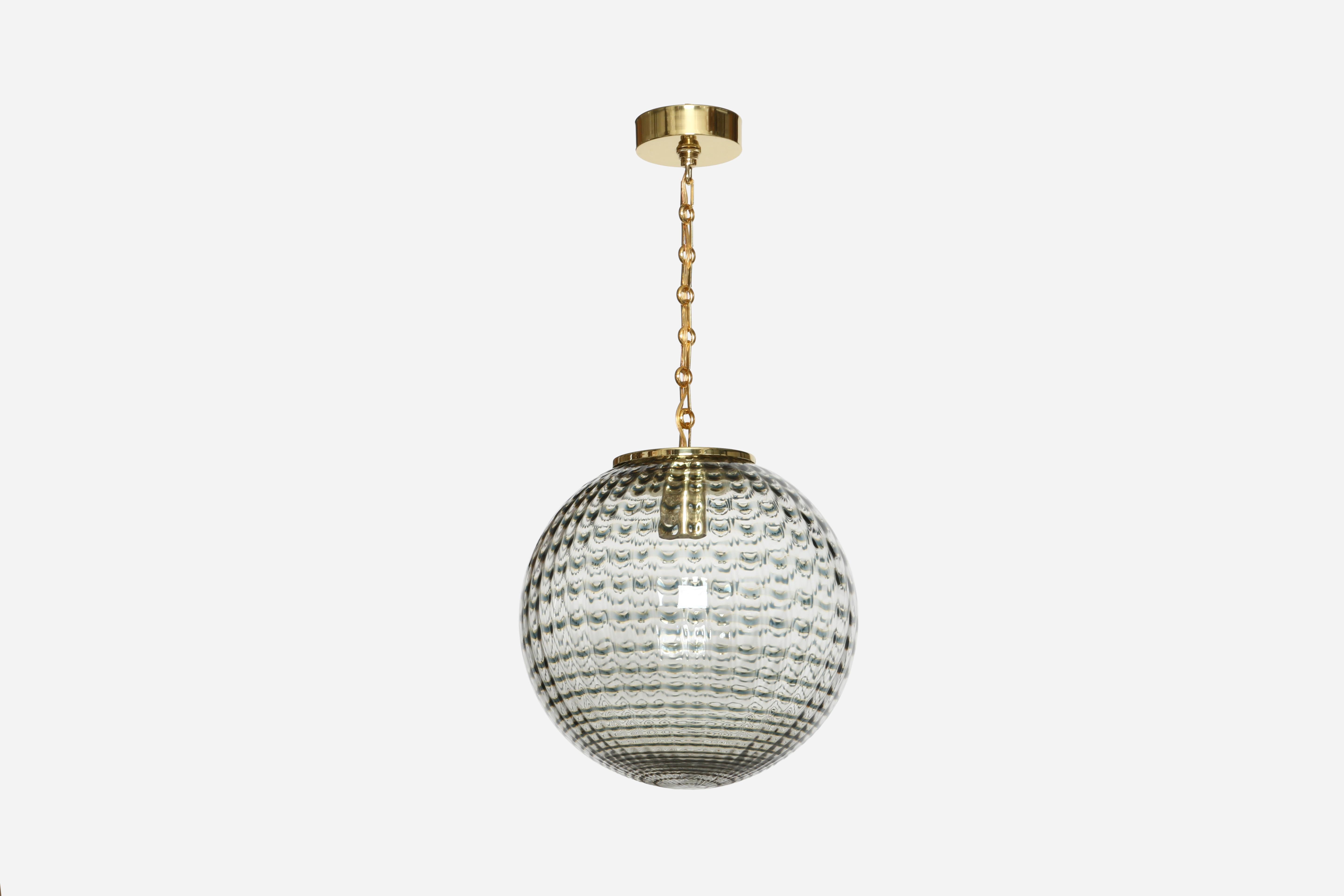 Mid-Century moderno Ciondolo da soffitto in vetro di Murano di Targetti Sankey in vendita
