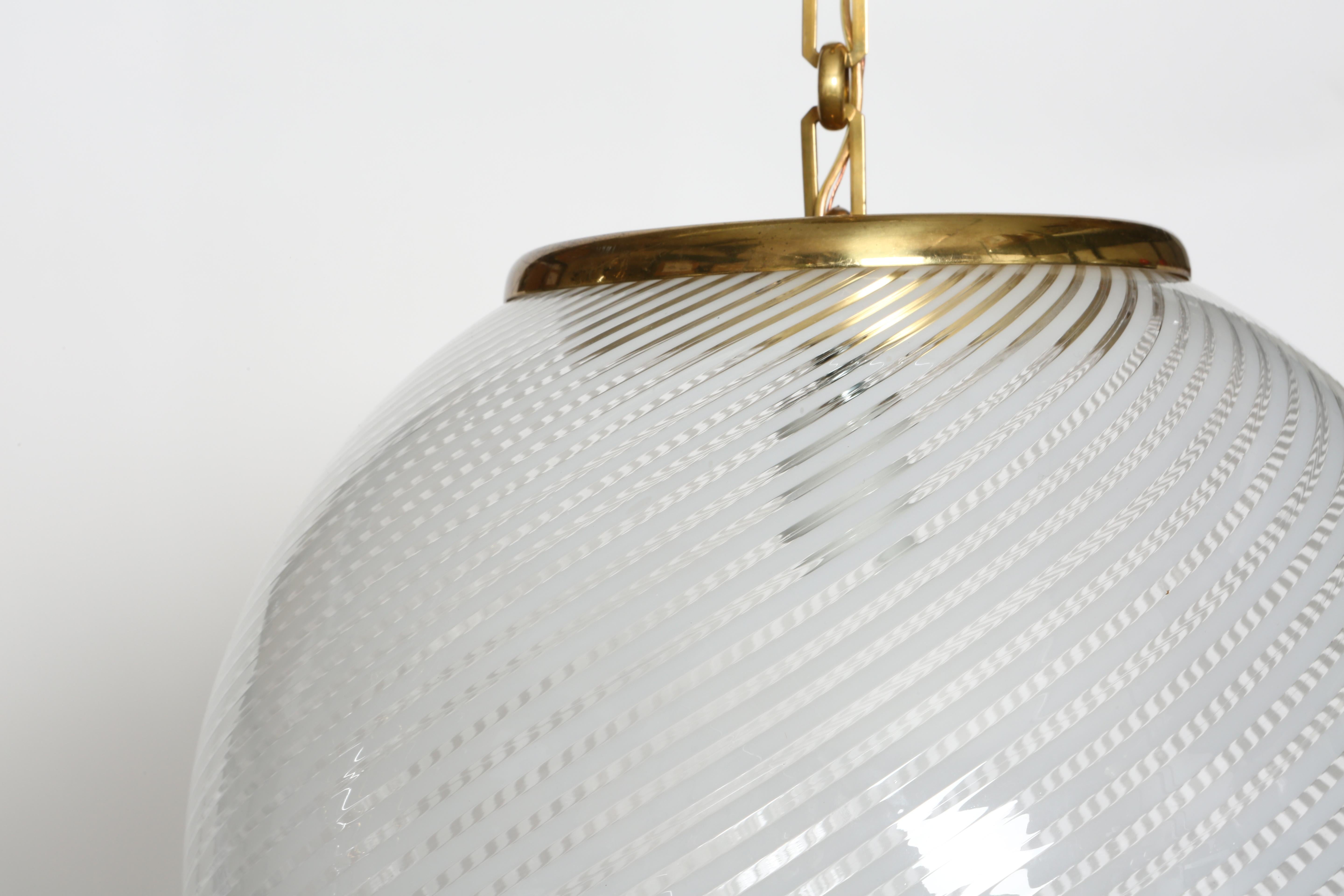 Ciondolo da soffitto in vetro di Murano in vendita 6