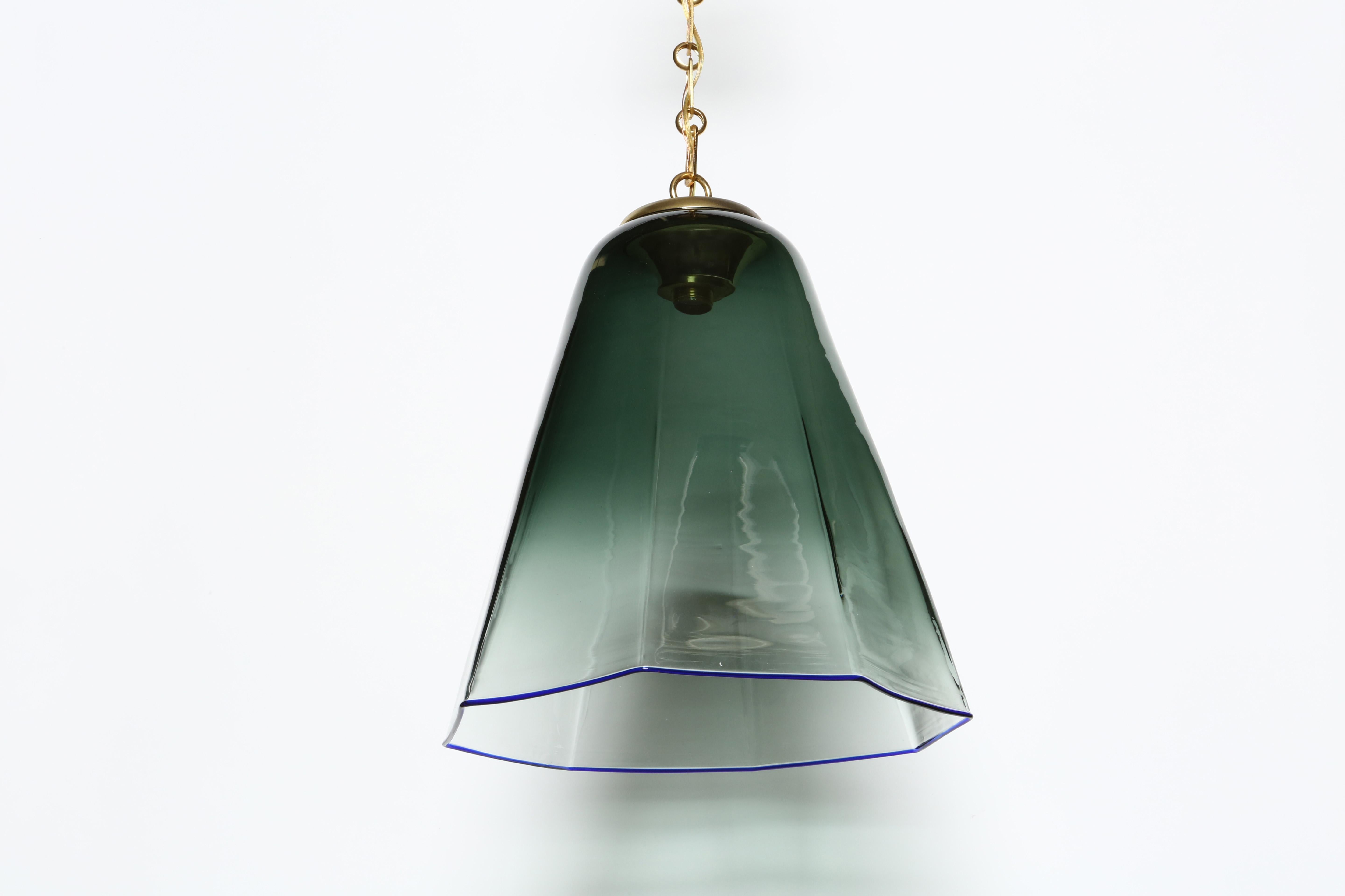 Mid-Century Modern Murano Glass Ceiling Pendant