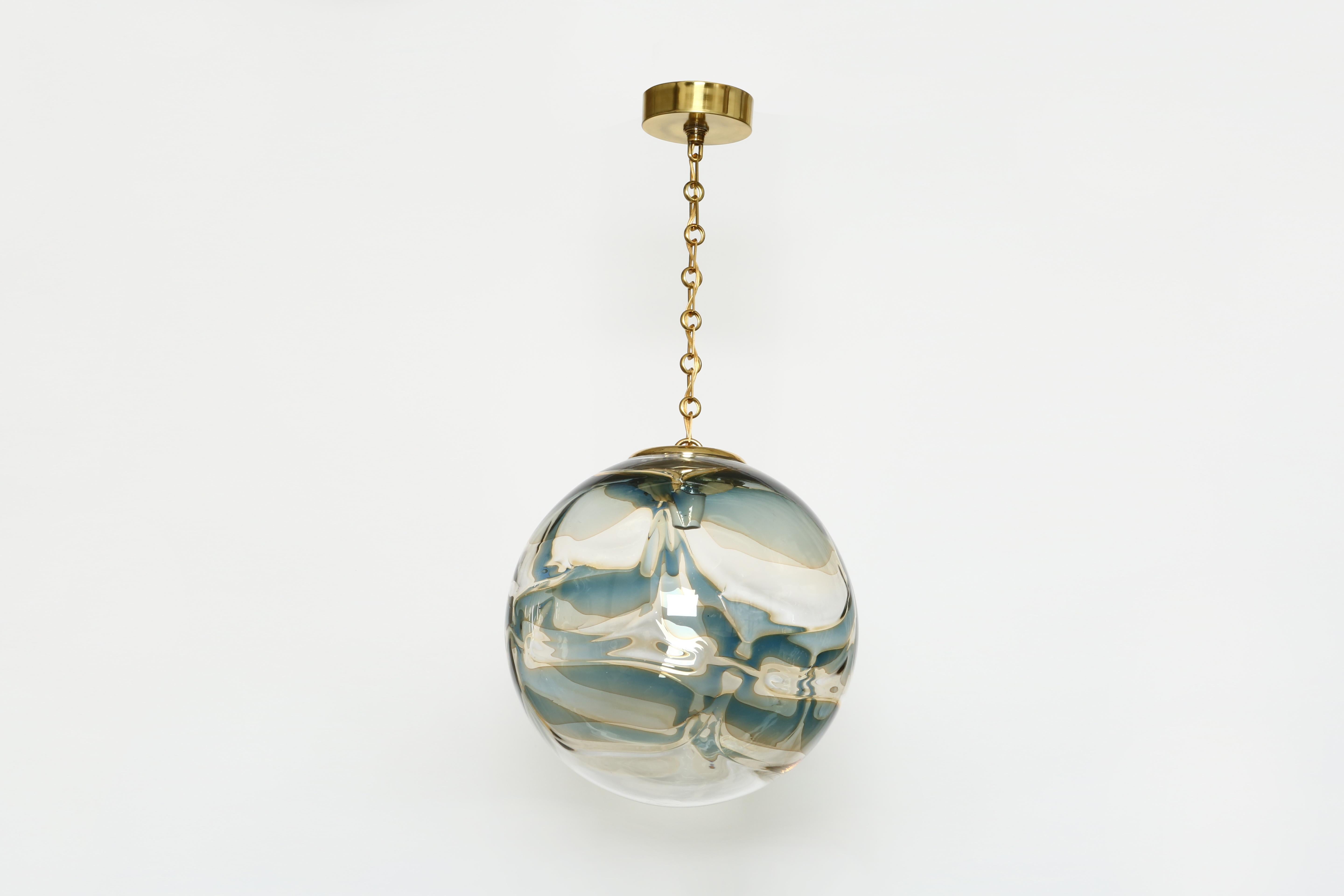 Murano Glass Ceiling Pendant In Good Condition In Brooklyn, NY