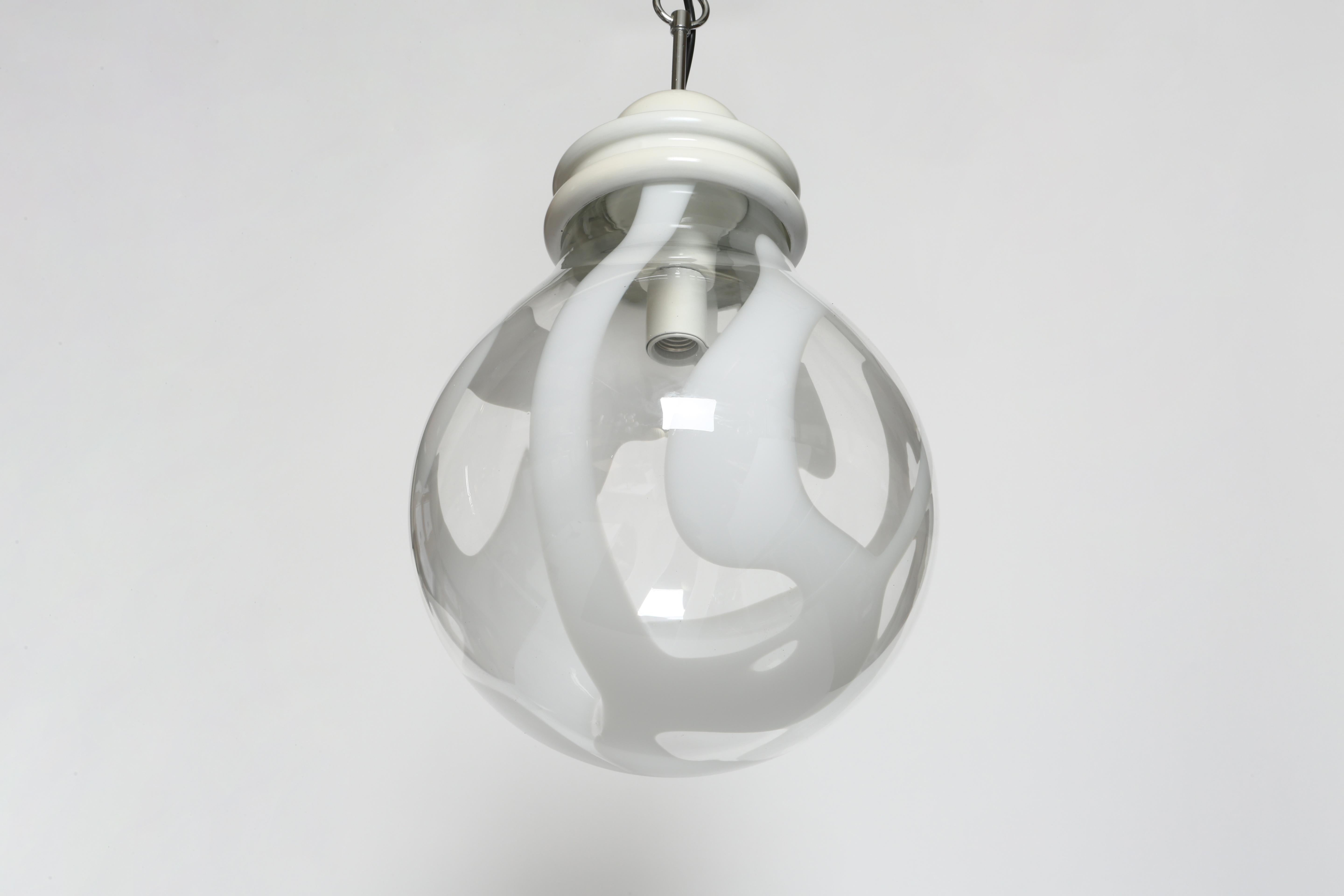 Murano Glass Ceiling Pendant For Sale 2