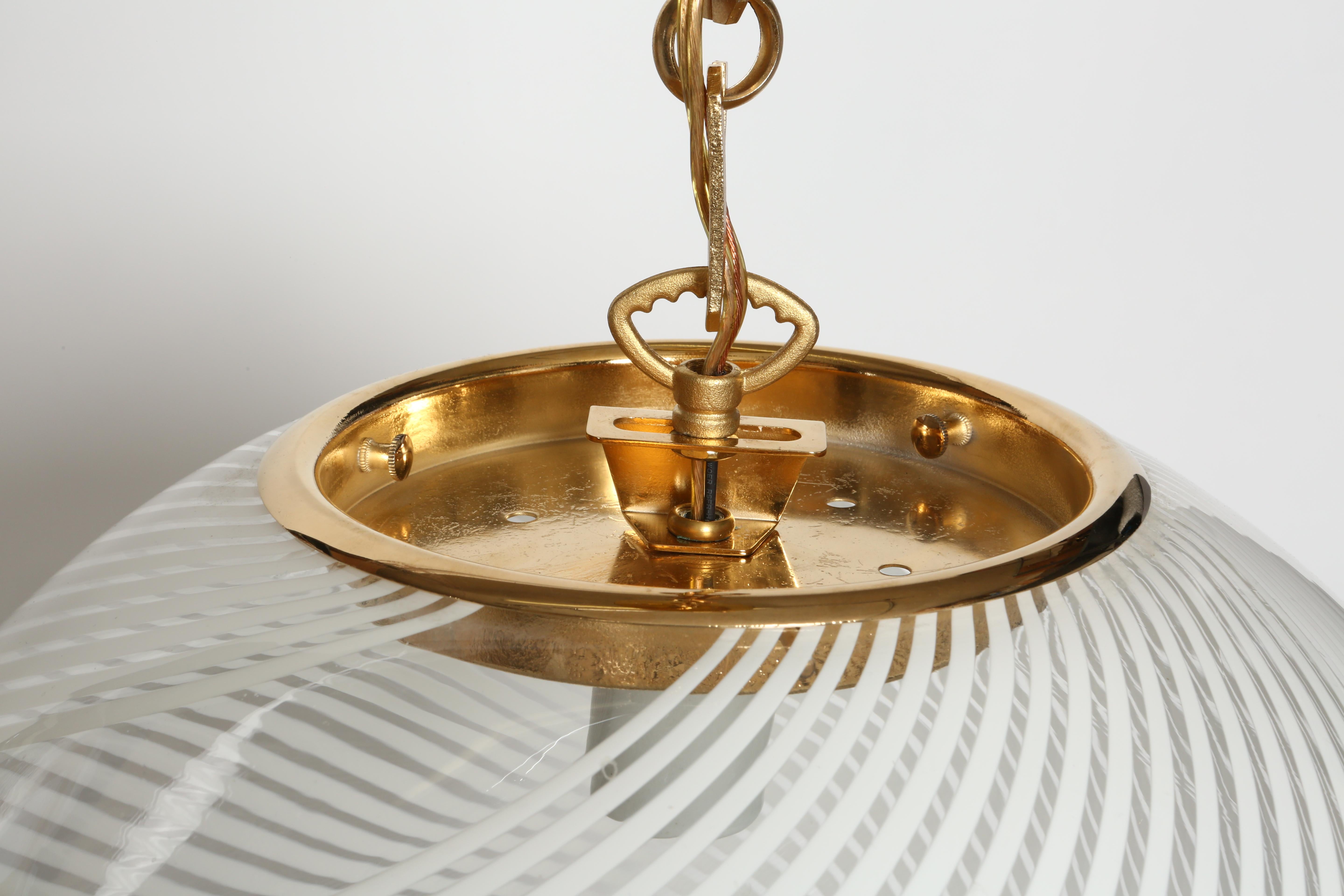 Murano-Glas-Deckenstativ, Italien 1960er Jahre im Angebot 2