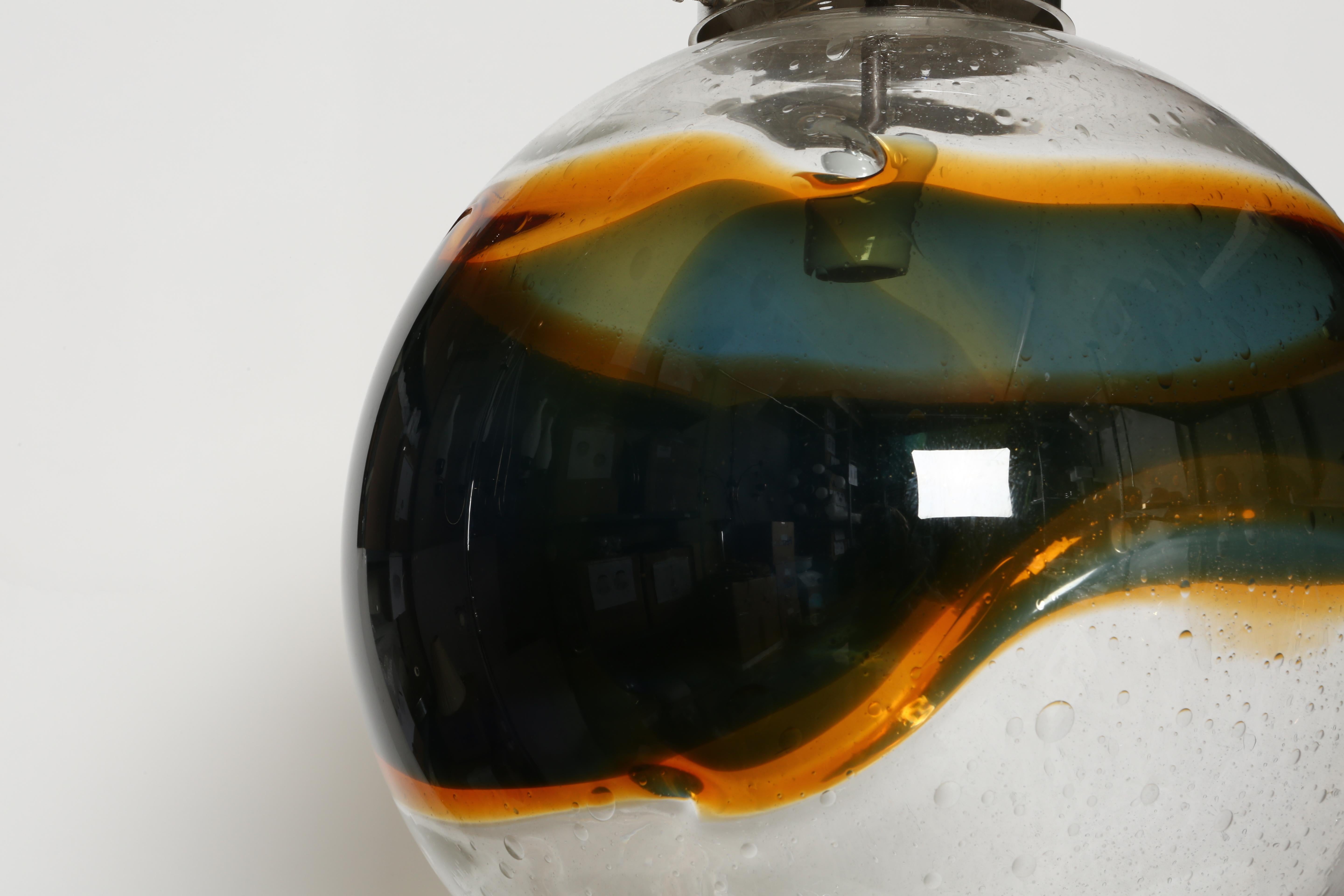 Pendente da soffitto in vetro di Murano, Italia circa 1960 in vendita 5