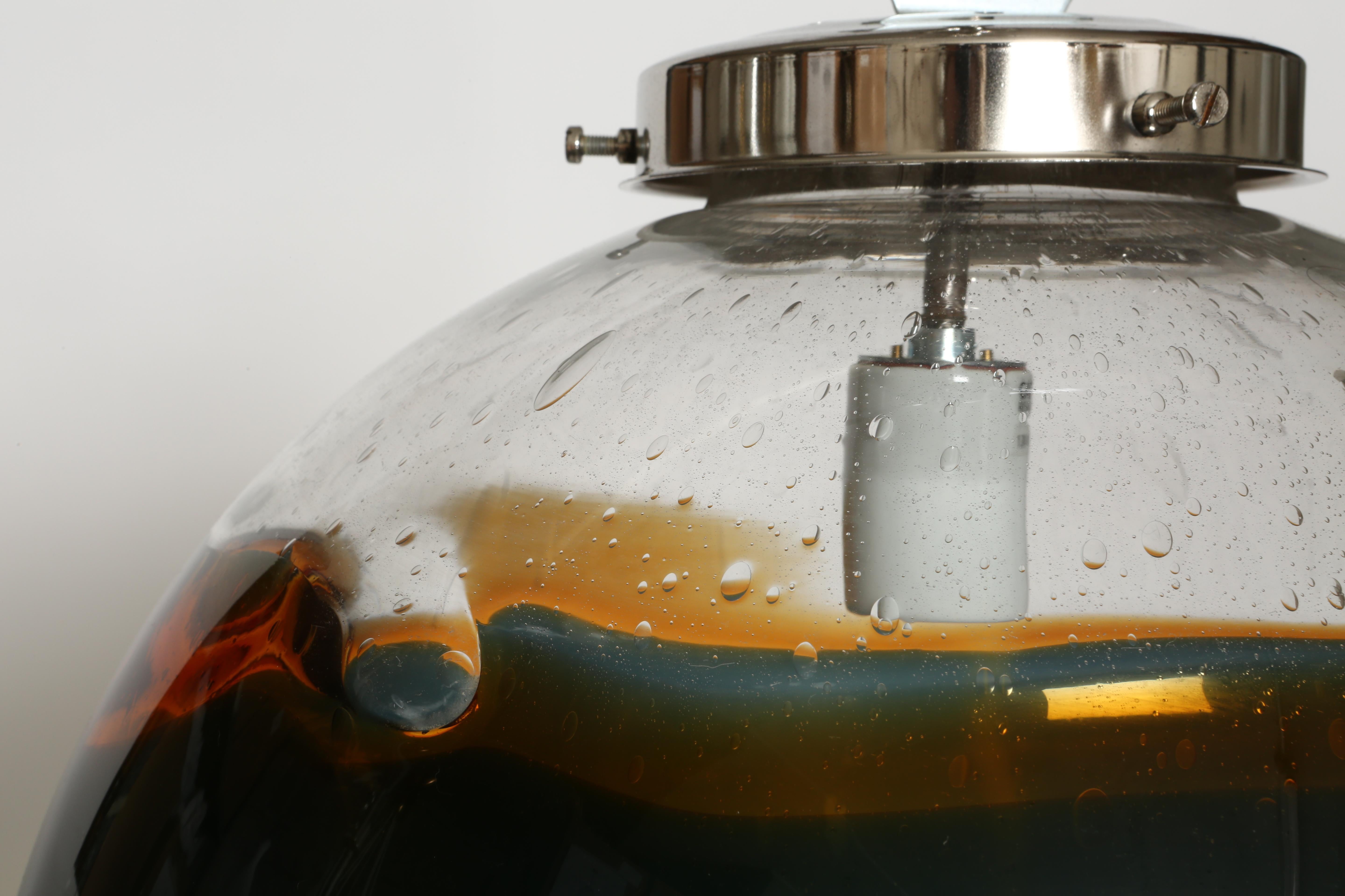 Pendente da soffitto in vetro di Murano, Italia circa 1960 in vendita 7