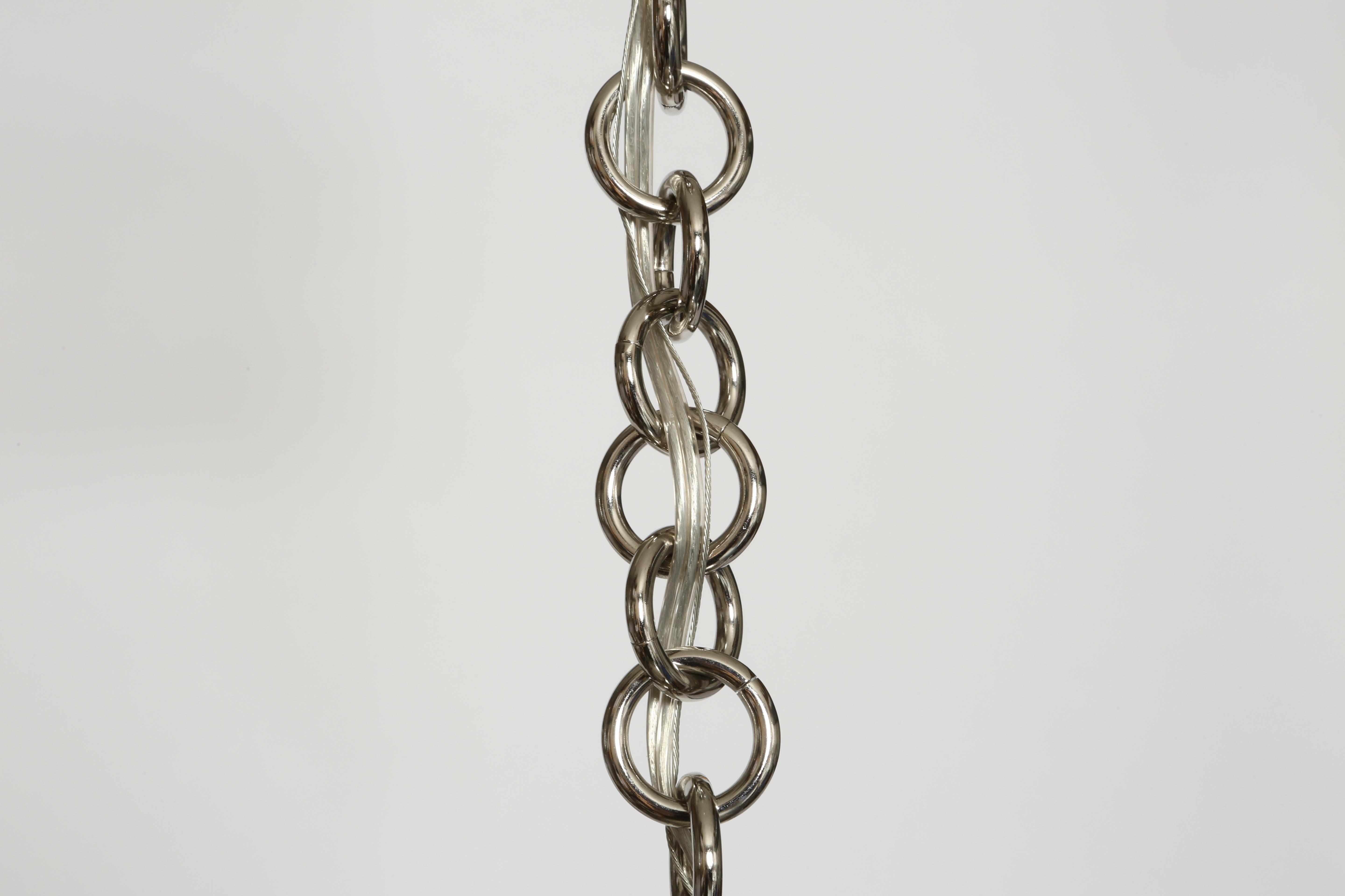 Murano Glass Ceiling Pendant, Italy circa 1960s For Sale 9