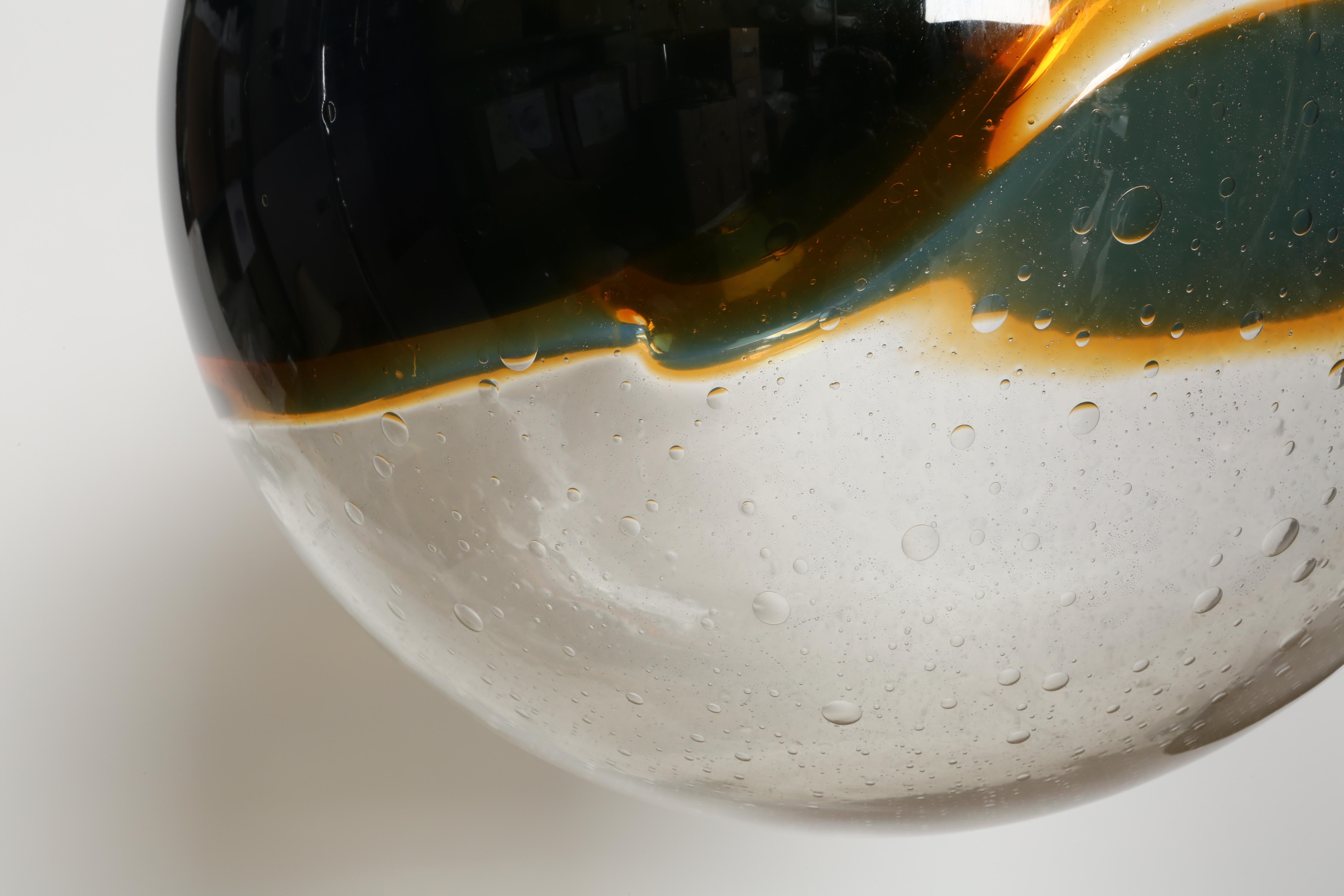 Pendente da soffitto in vetro di Murano, Italia circa 1960 in vendita 9