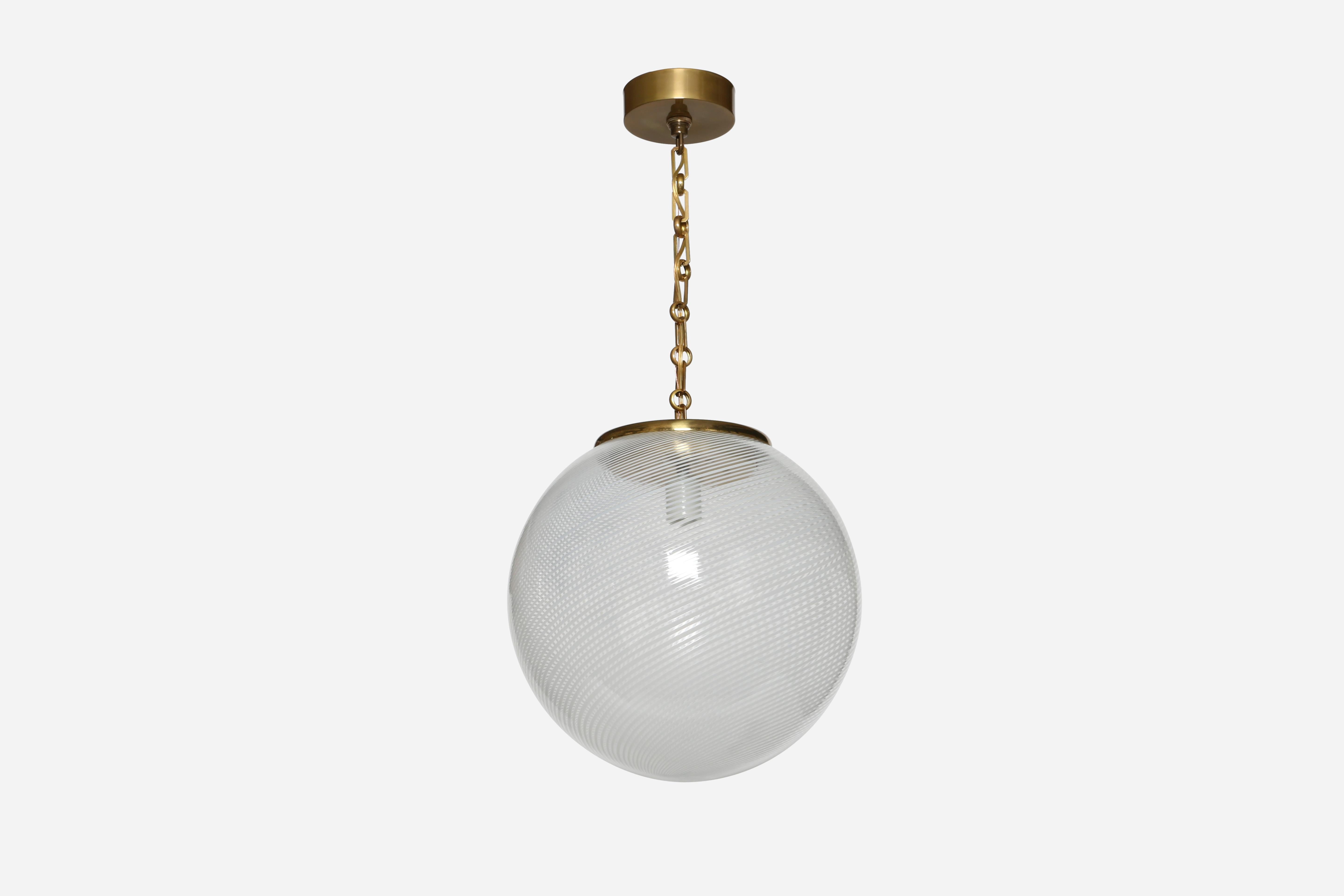 Colgante de techo de cristal de Murano, Italia circa 1960s Moderno de mediados de siglo en venta