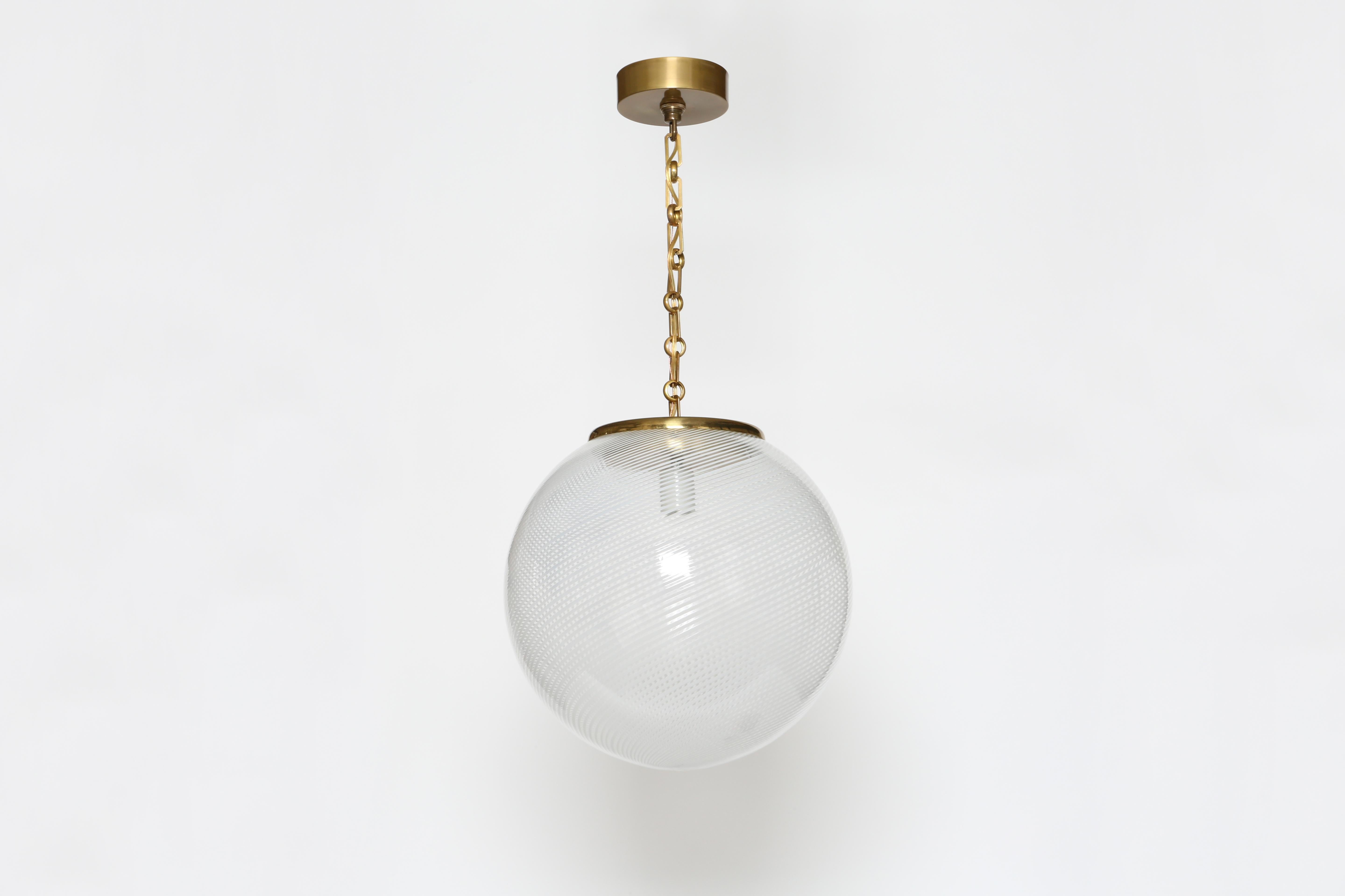 Colgante de techo de cristal de Murano, Italia circa 1960s Italiano en venta