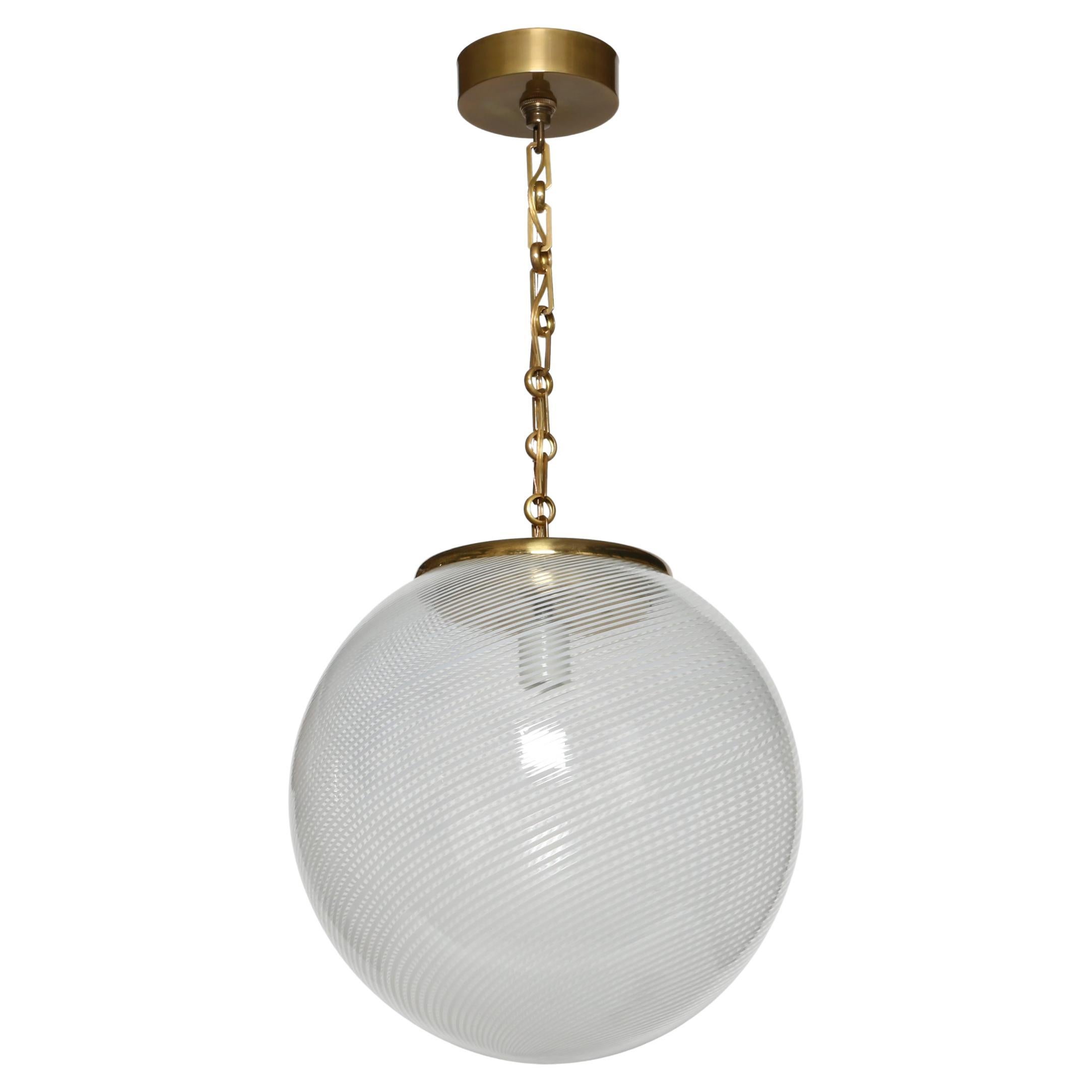 Murano Glass Ceiling Pendant, Italy circa 1960s