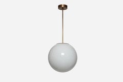 Deckenleuchte aus Murano-Glas, mundgeblasenes Messing, Mid-Century-Stil