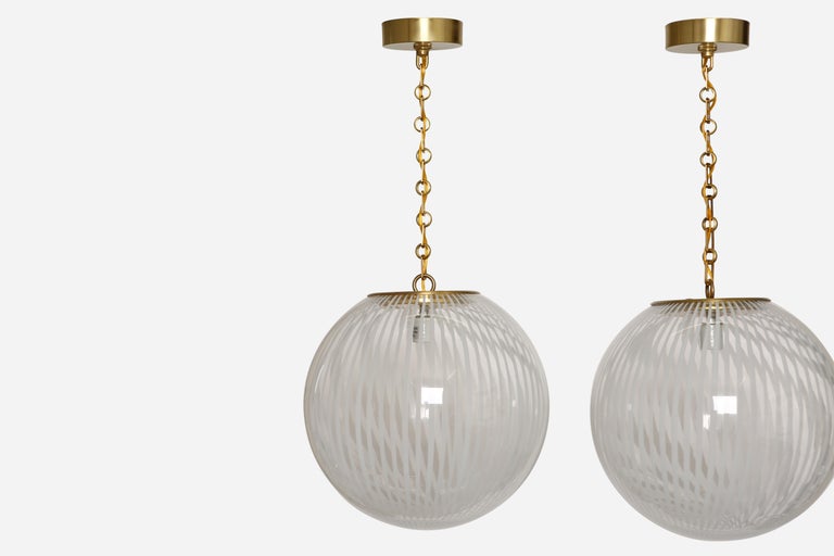Contemporary Murano Glass Ceiling Pendants For Sale
