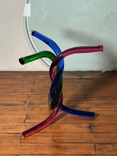 Murano Glass Center Table by Seguso, Modern Design, Italy, 1970s