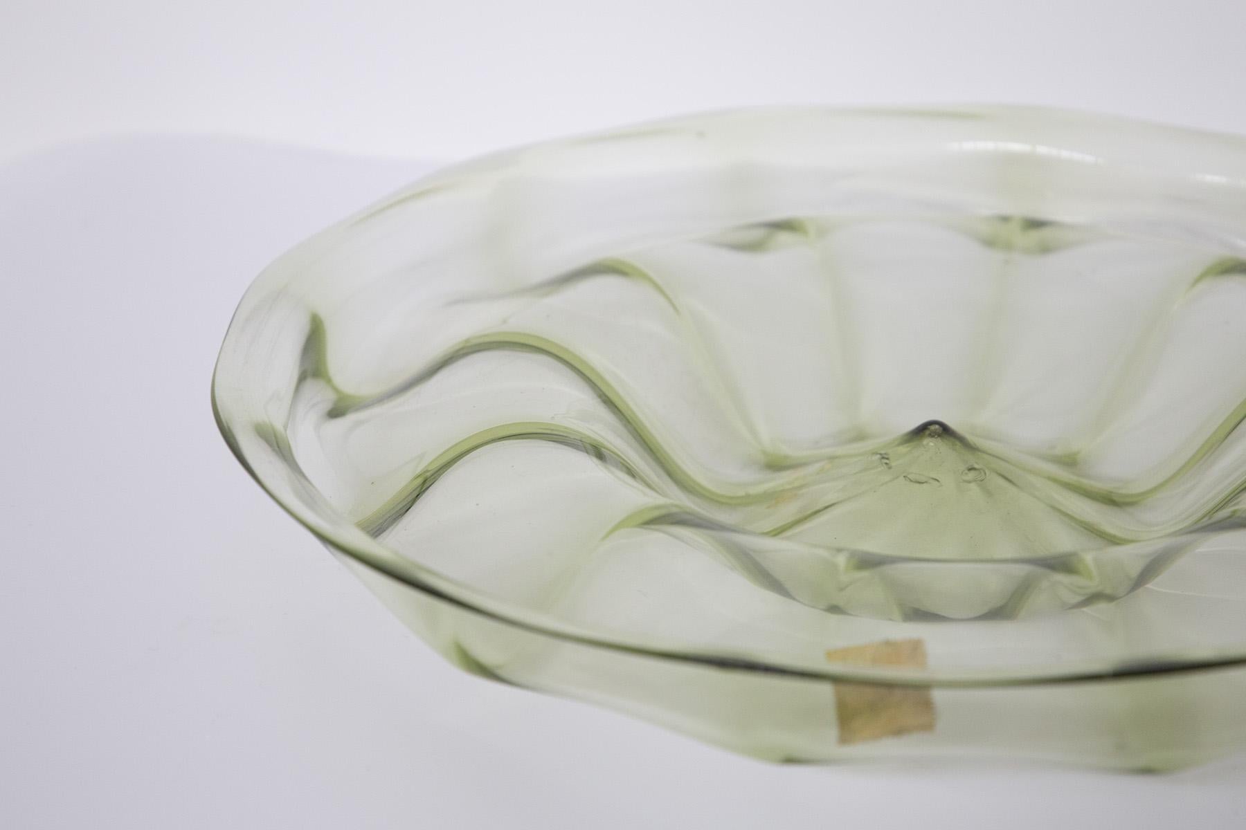 Centre de table en verre de Murano attr. à Vittorio Zecchin en vente 1