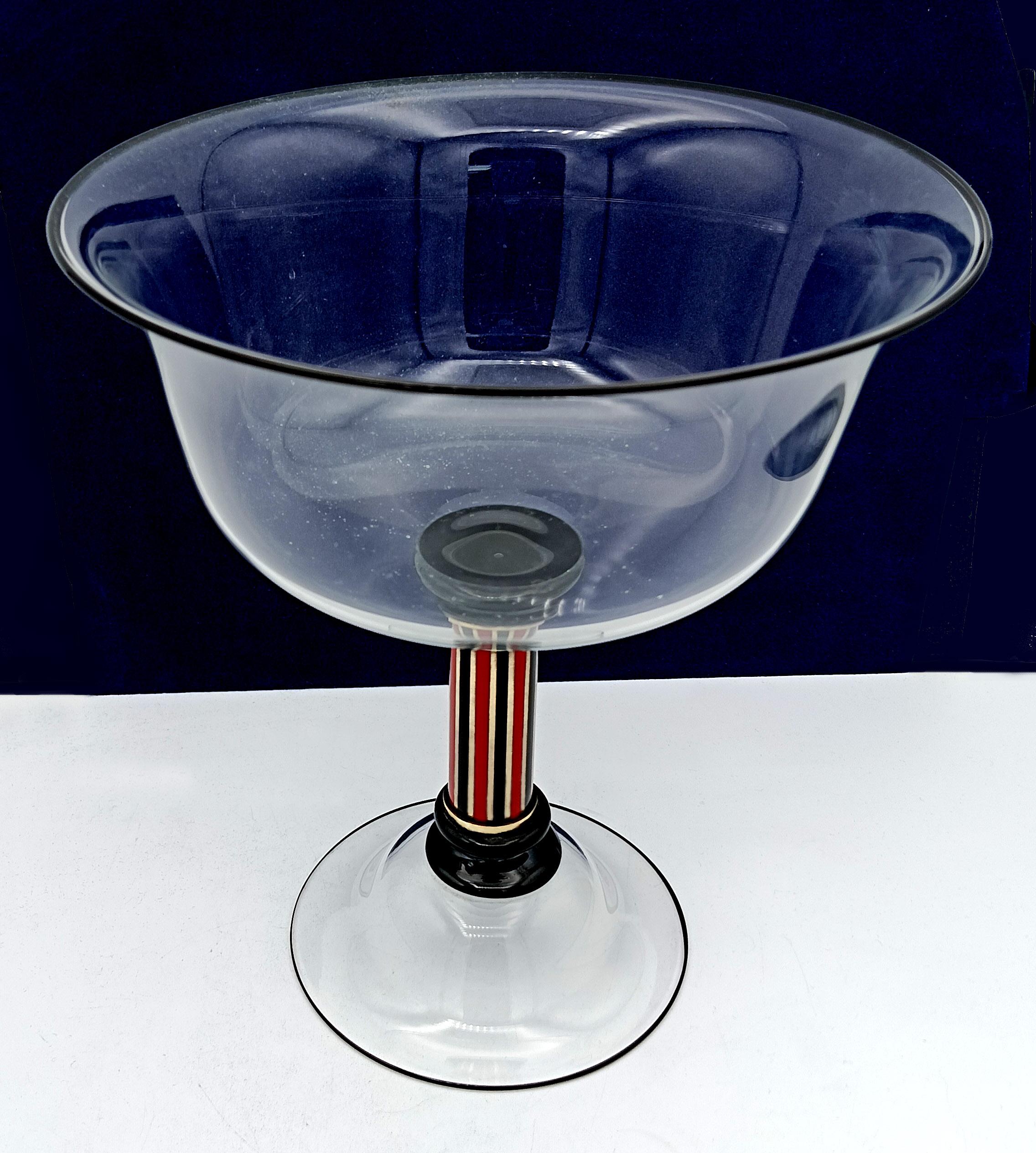 Art Deco Murano glass centerpiece blown 