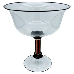 Centre de table en verre de Murano soufflé "Pauly" modèle 1930 Salimbeni