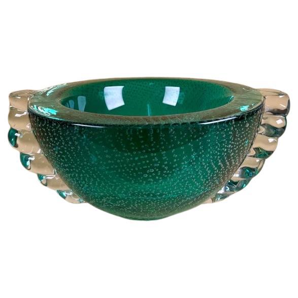 Murano Glass Centerpiece Bowl, Italy, circa 1950