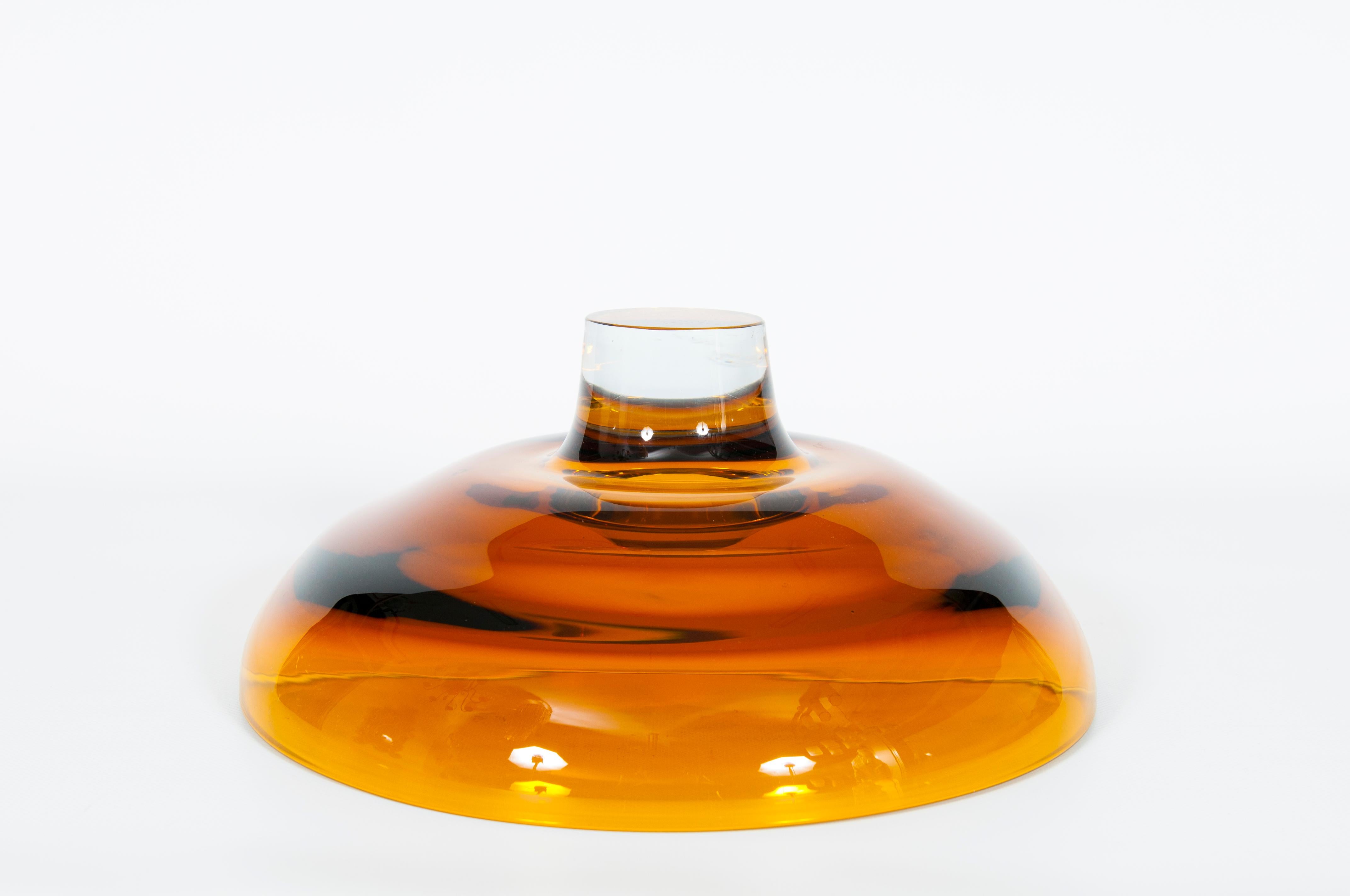 Centre de table en verre de Murano par Giovanni Dalla Fina, années 1980 en vente 6