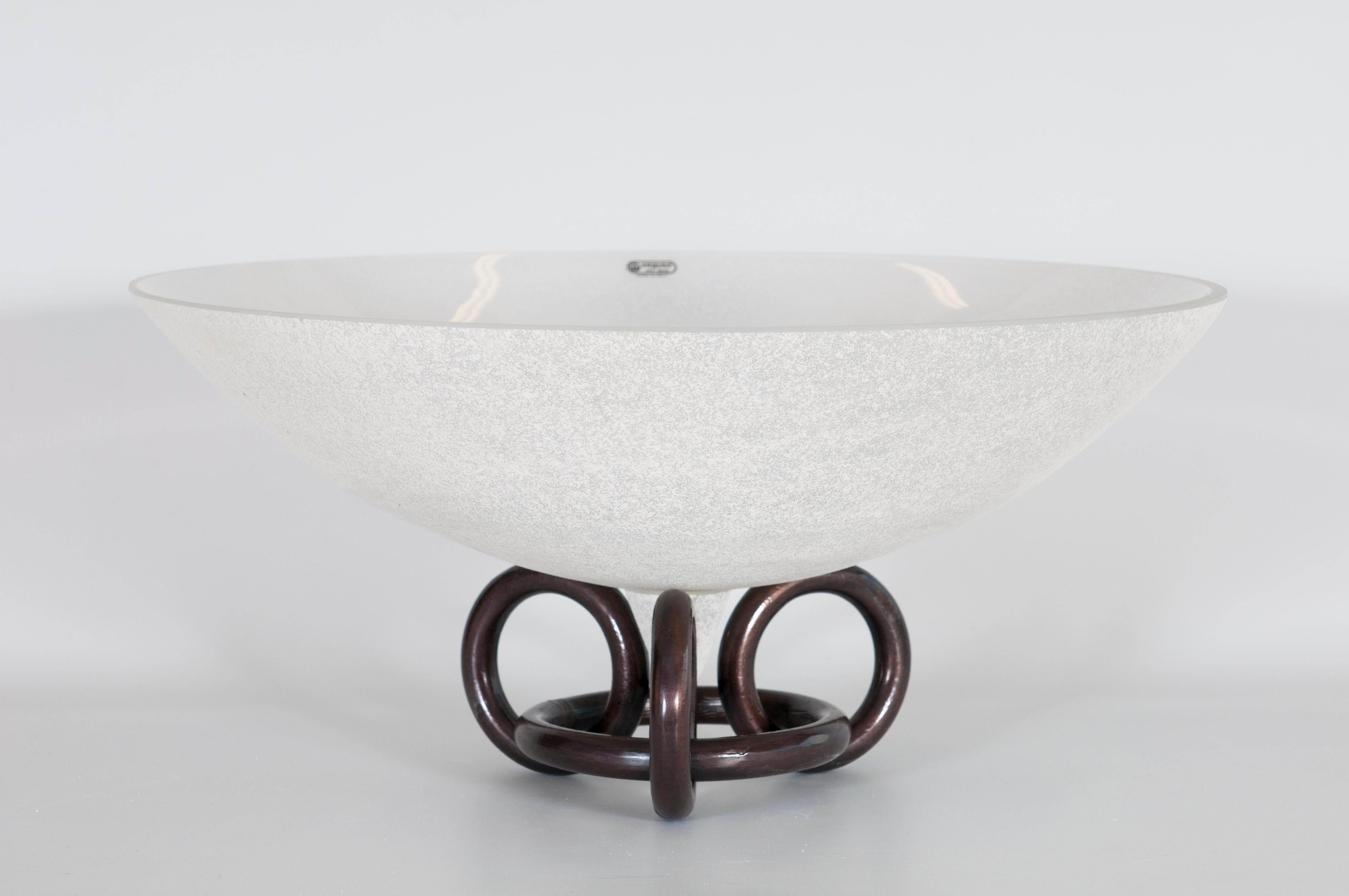 Murano Glass Centerpiece by Seguso, 1970s For Sale 8