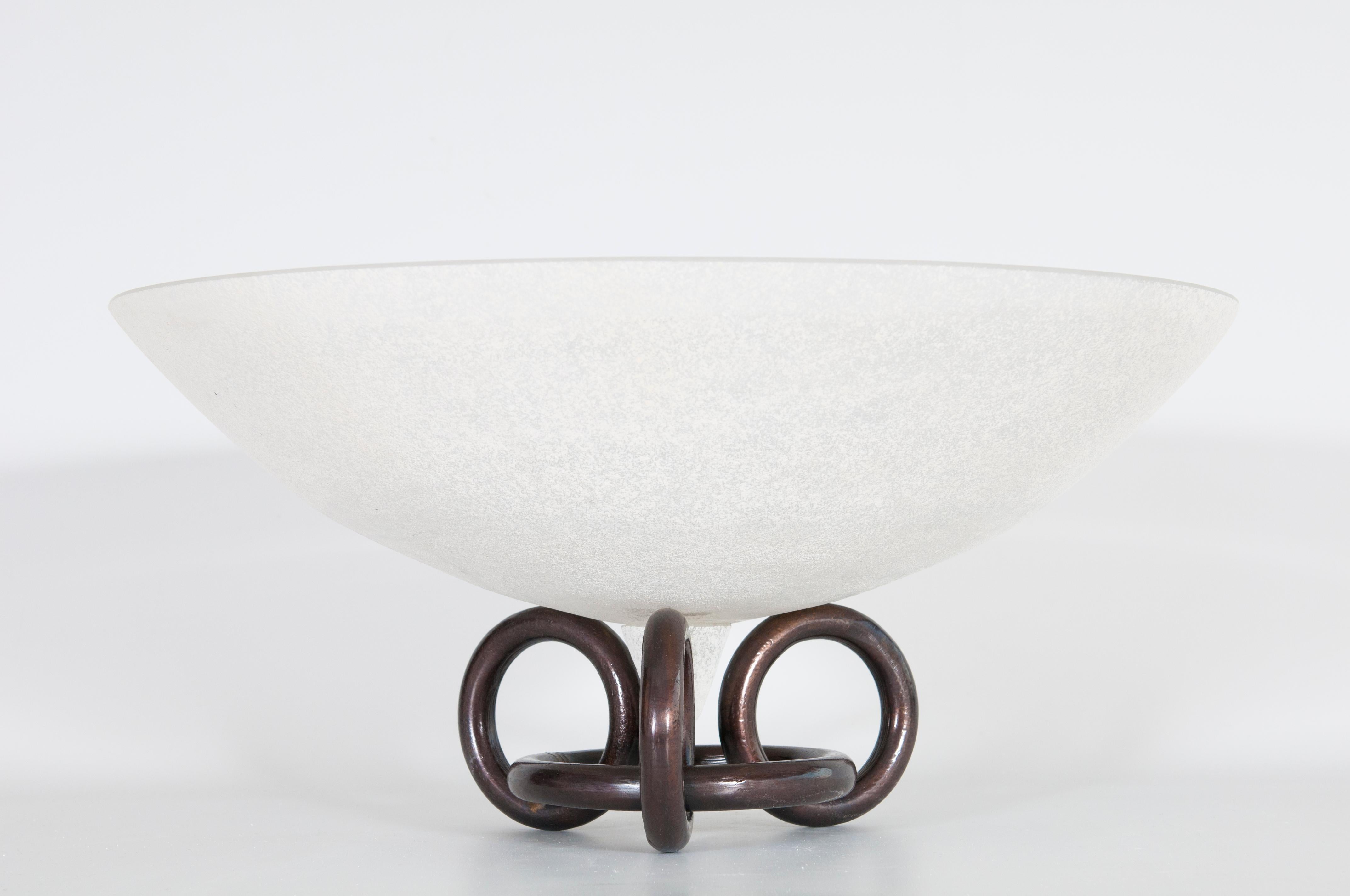 Murano Glass Centerpiece by Seguso, 1970s For Sale 2