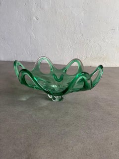 Tafelaufsatz aus Murano-Glas, Italien 1970er Jahre