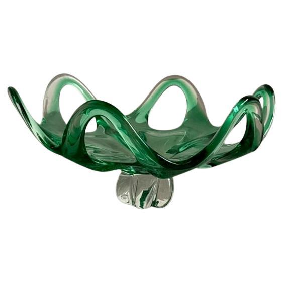 Centre de table en verre de Murano, Italie, années 1970