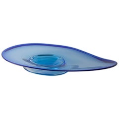 Retro Murano Glass Centerpiece Organic Shape