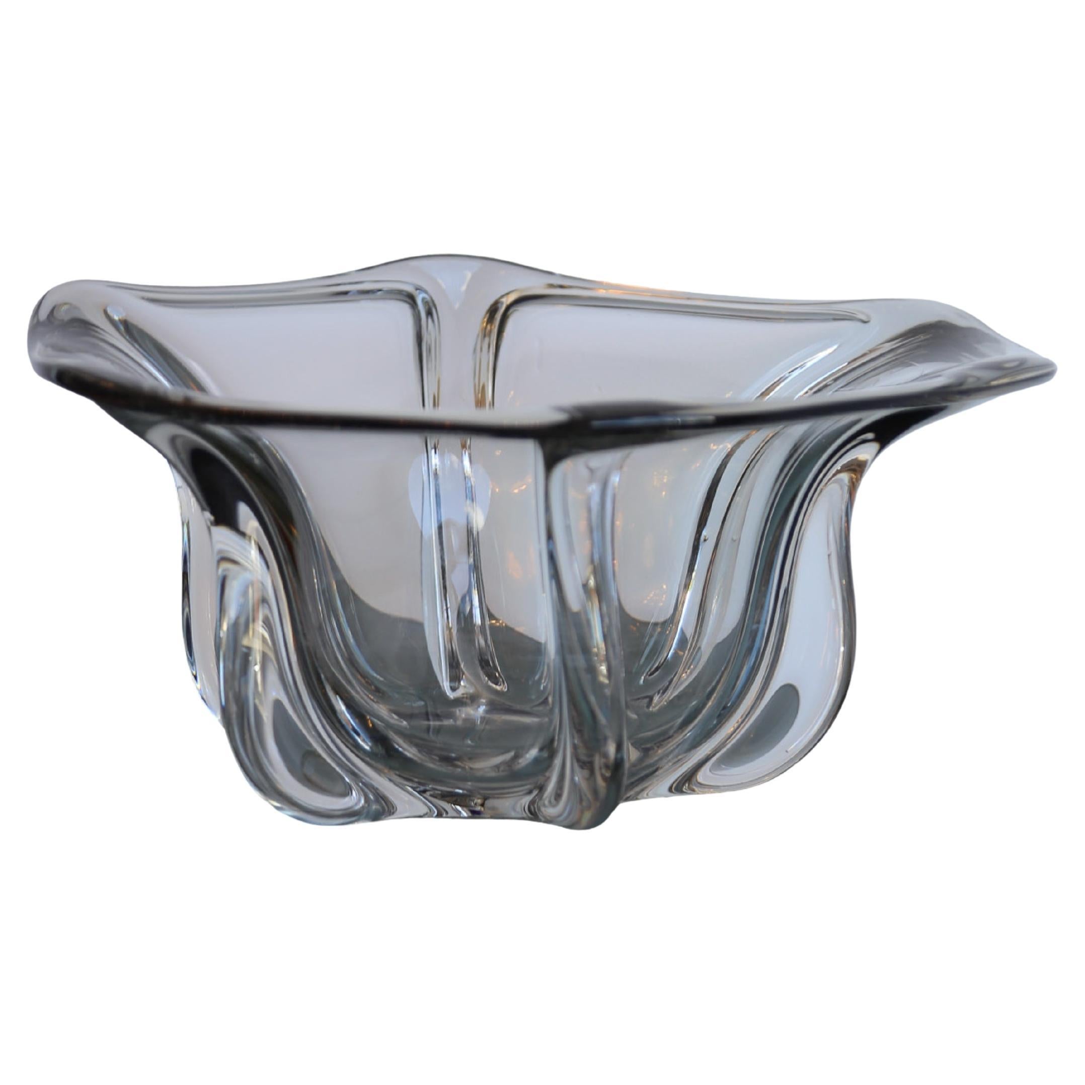 Coupe de centre de table en verre de Murano