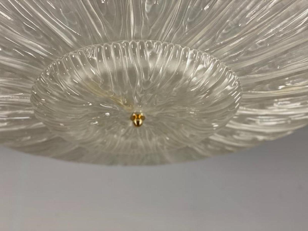 Italian Mid-Century Modern Murano Glass Chandelier, 1950s For Sale