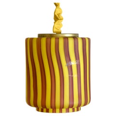 Lámpara de cristal de Murano 1960S.