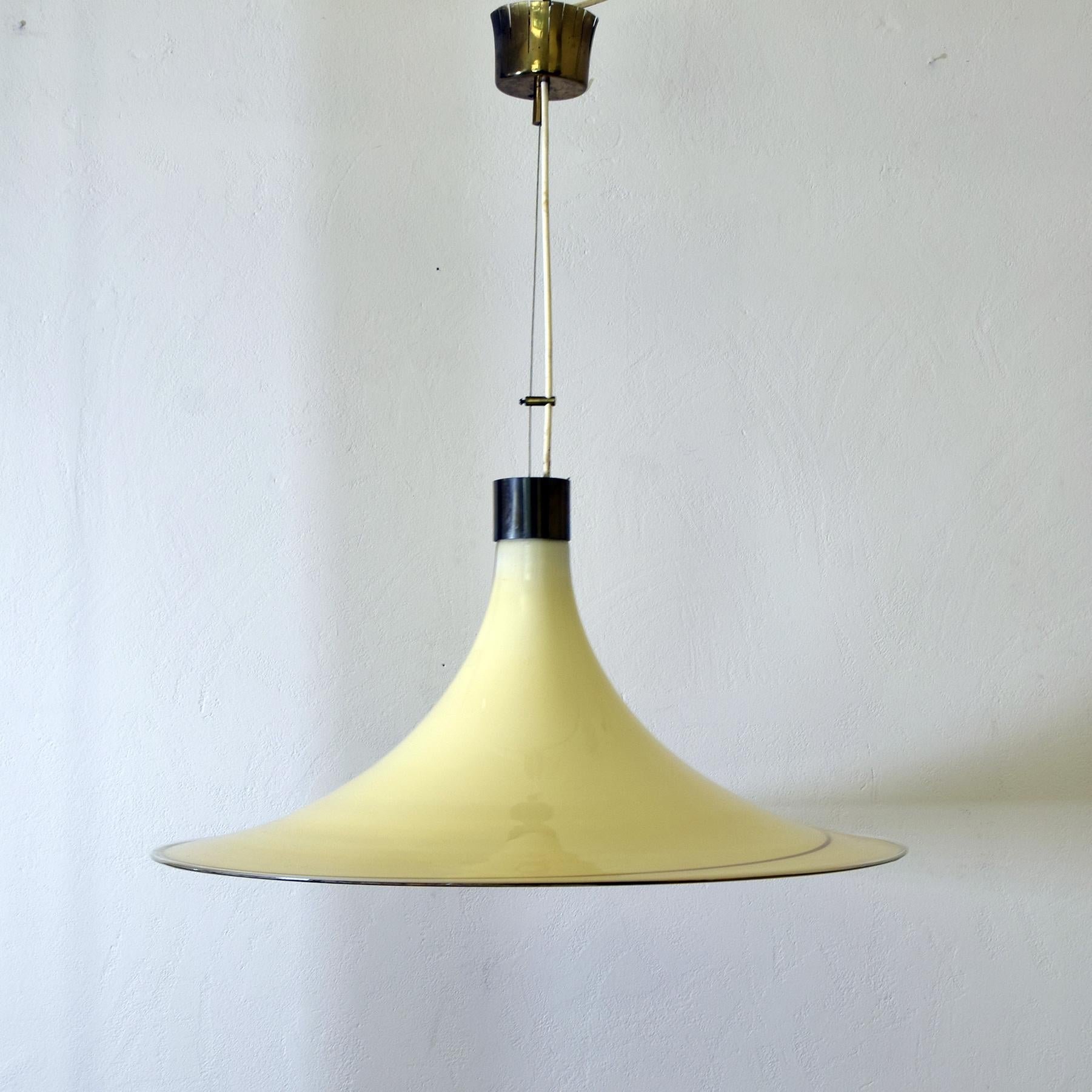 Italian Murano glass chandelier 1970s. For Sale