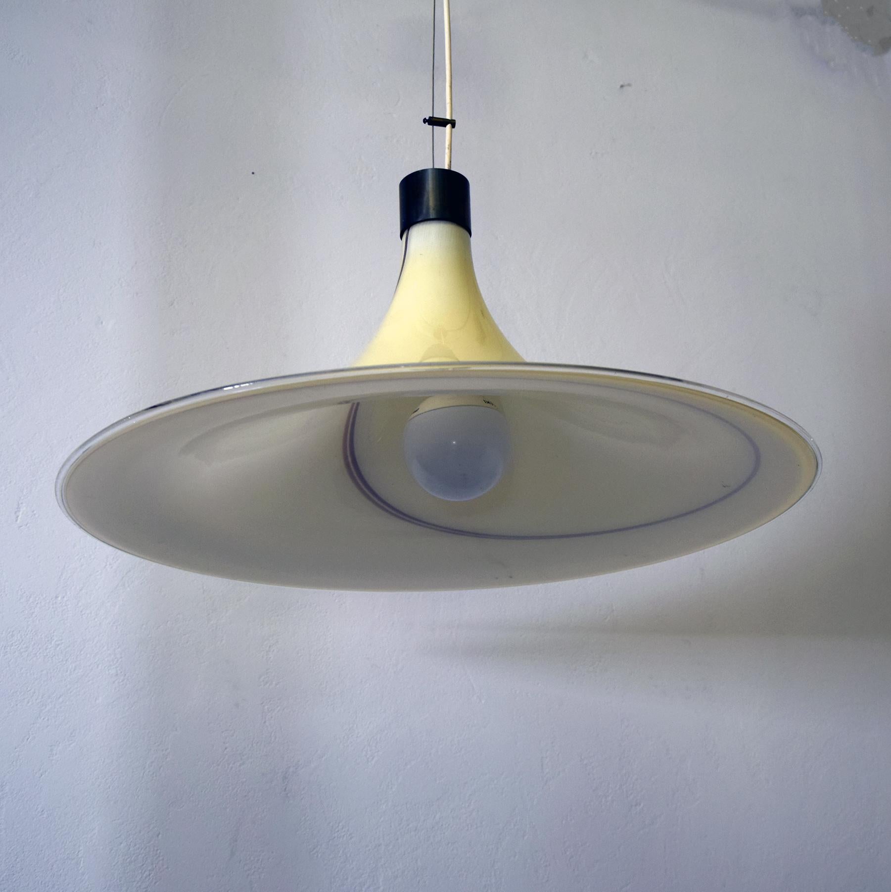 Late 20th Century Murano glass chandelier 1970s. For Sale