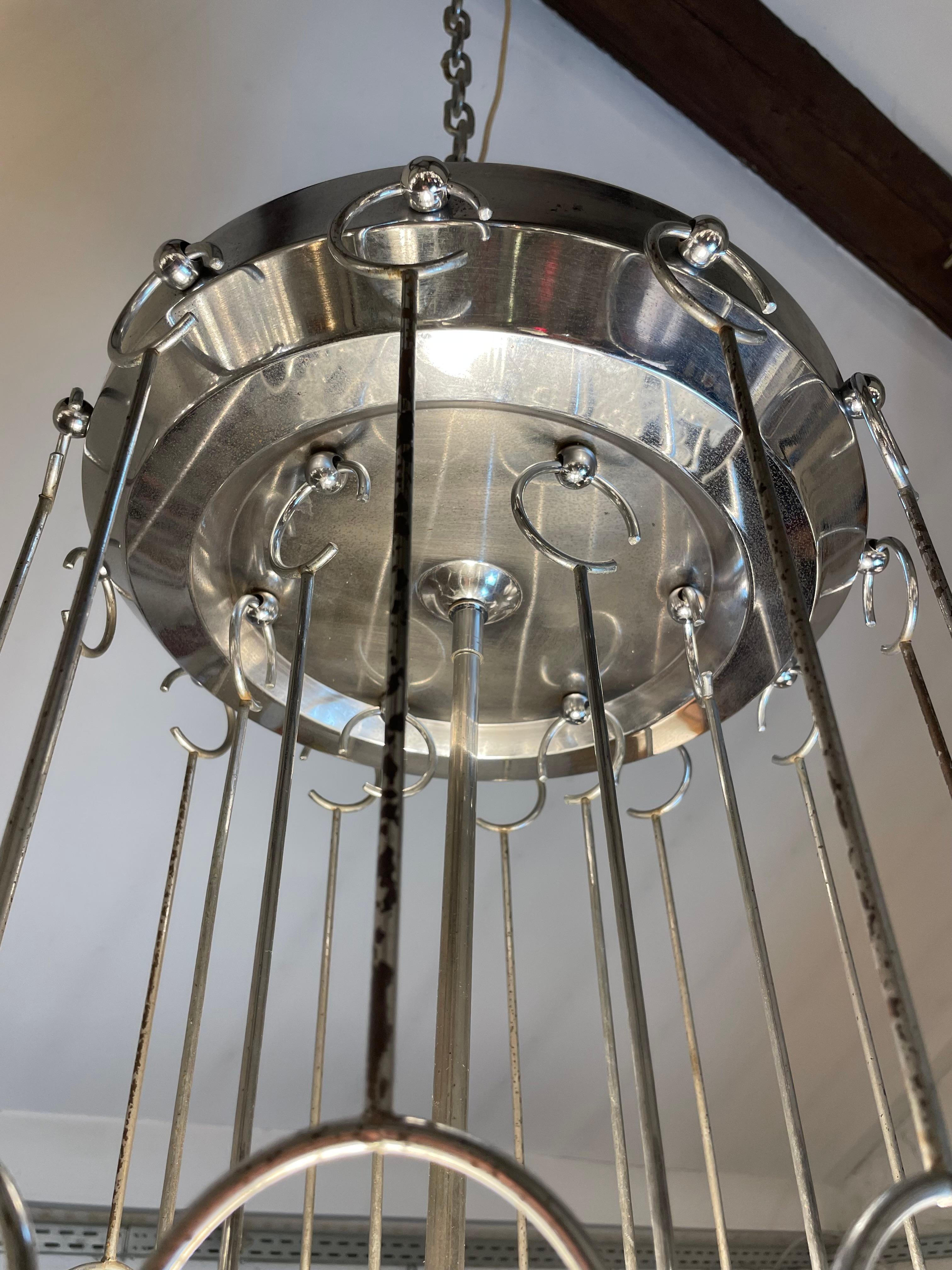 Lampadario in vetro di Murano, anni '70 in vendita 1
