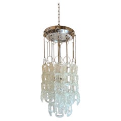 Lampadario in vetro di Murano, anni '70