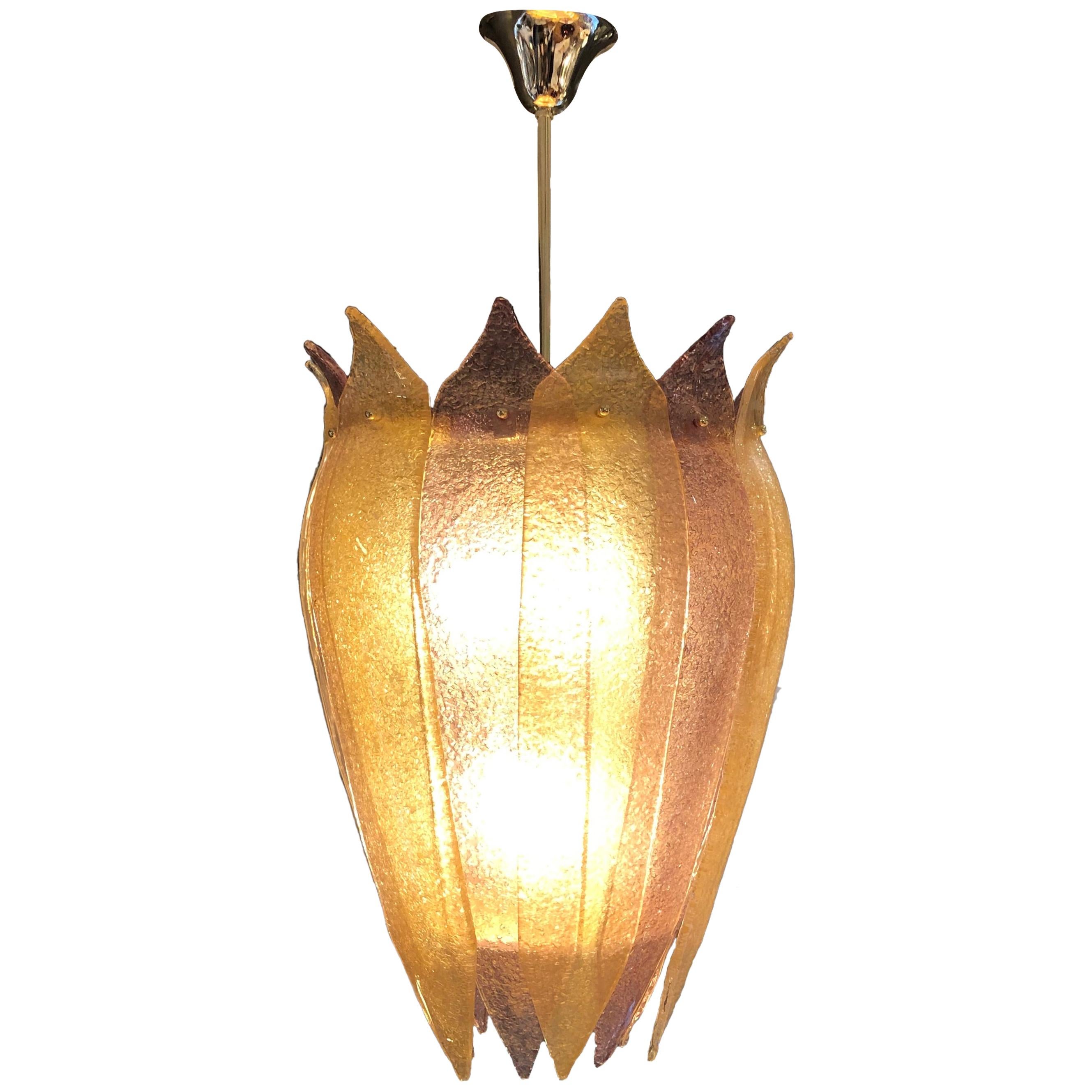 Murano Glass Chandelier at cost price. For Sale