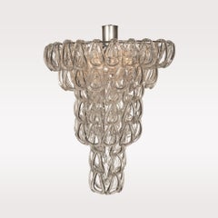 Murano Glass Chandelier Angelo Mangiarotti Style