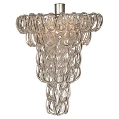 Murano Glass Chandelier Angelo Mangiarotti Style