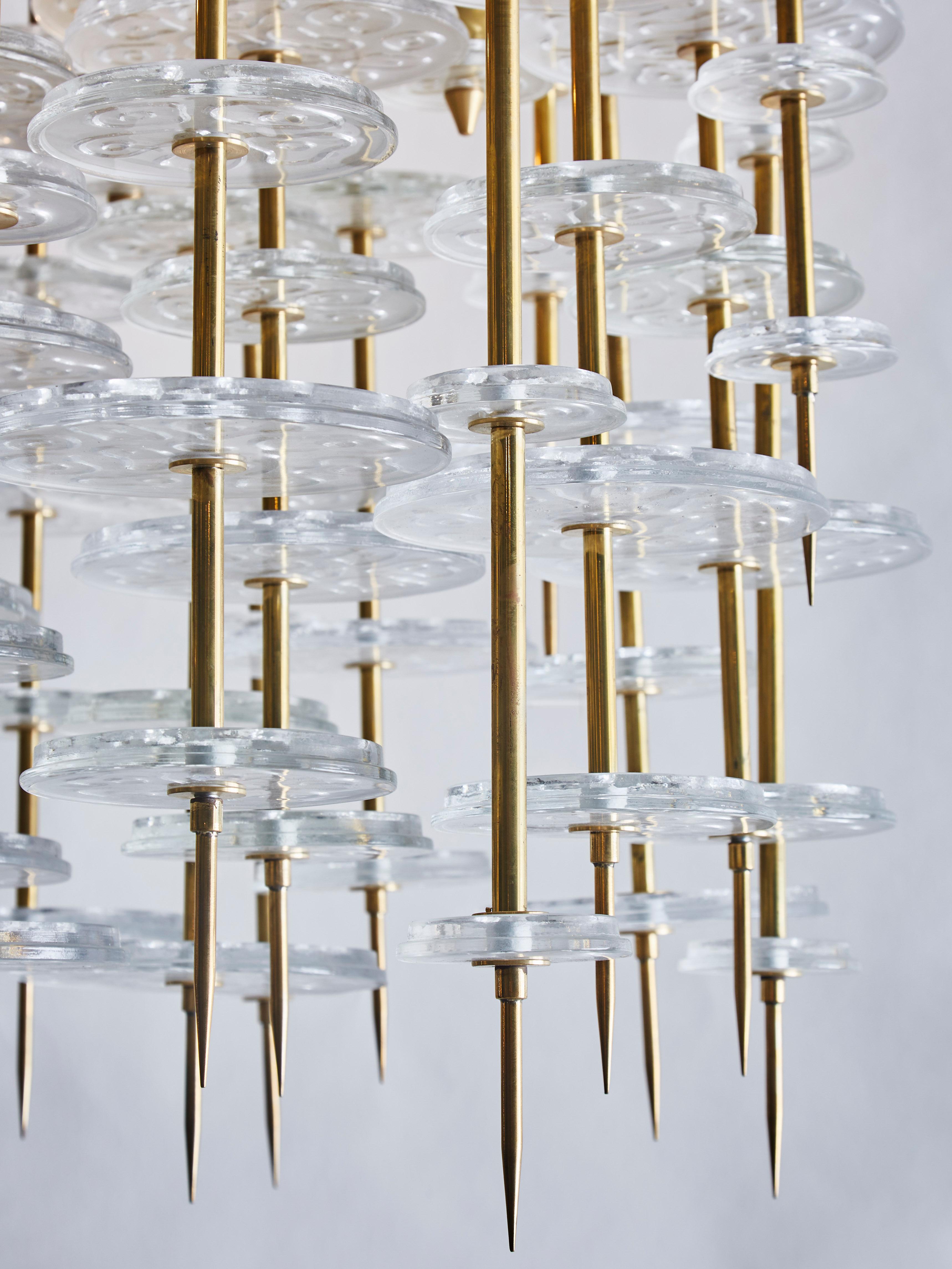 Mid-Century Modern Murano Glass Chandelier at Cost Price