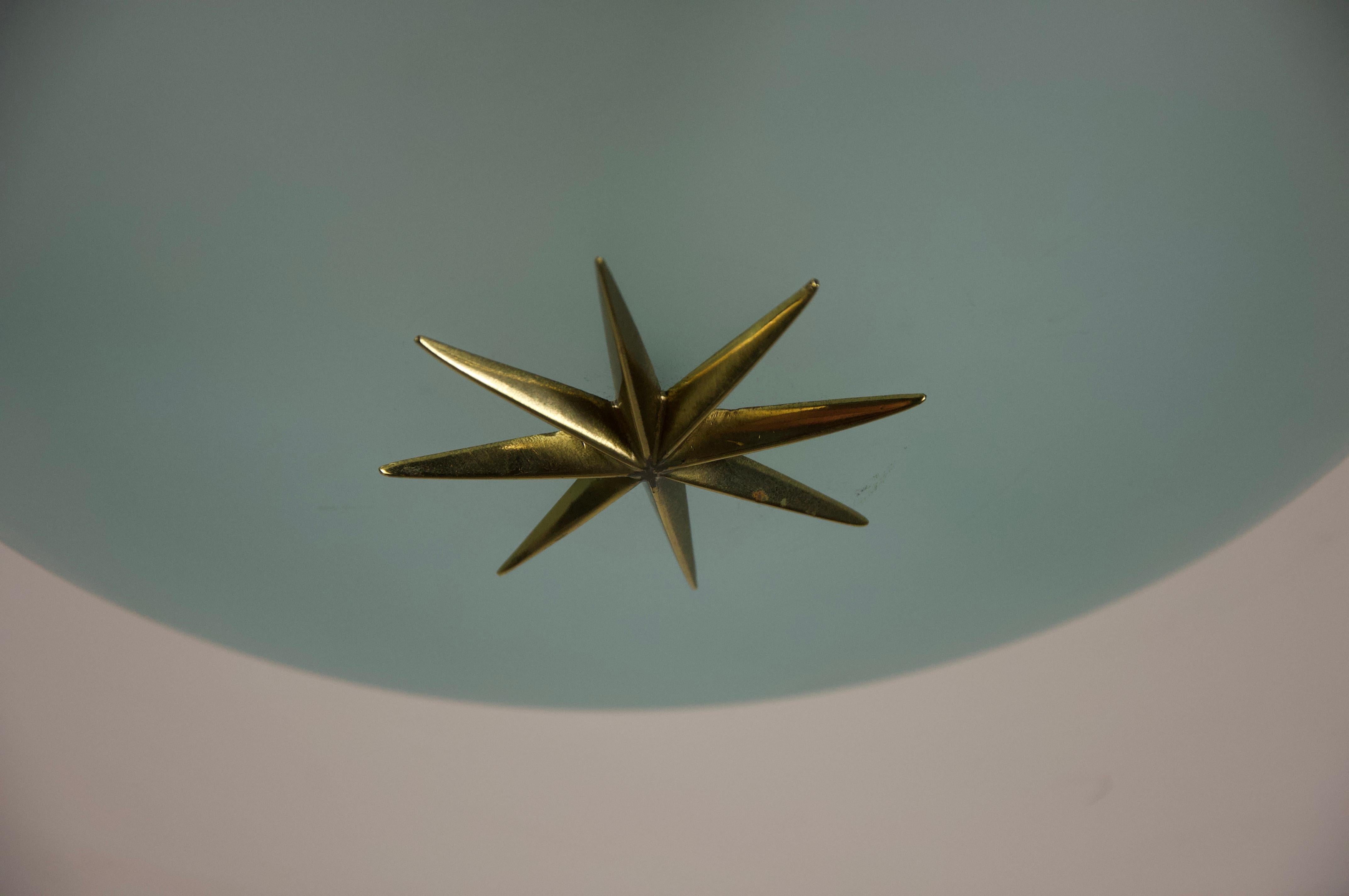 Lámpara de cristal de Murano atribuida a Pietro Chiesa para Fontana Arte, años 50, Italia en venta 4