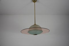 Lustre en verre de Murano attribué à Pietro Chiesa pour Fontana Arte, années 1950, Italie