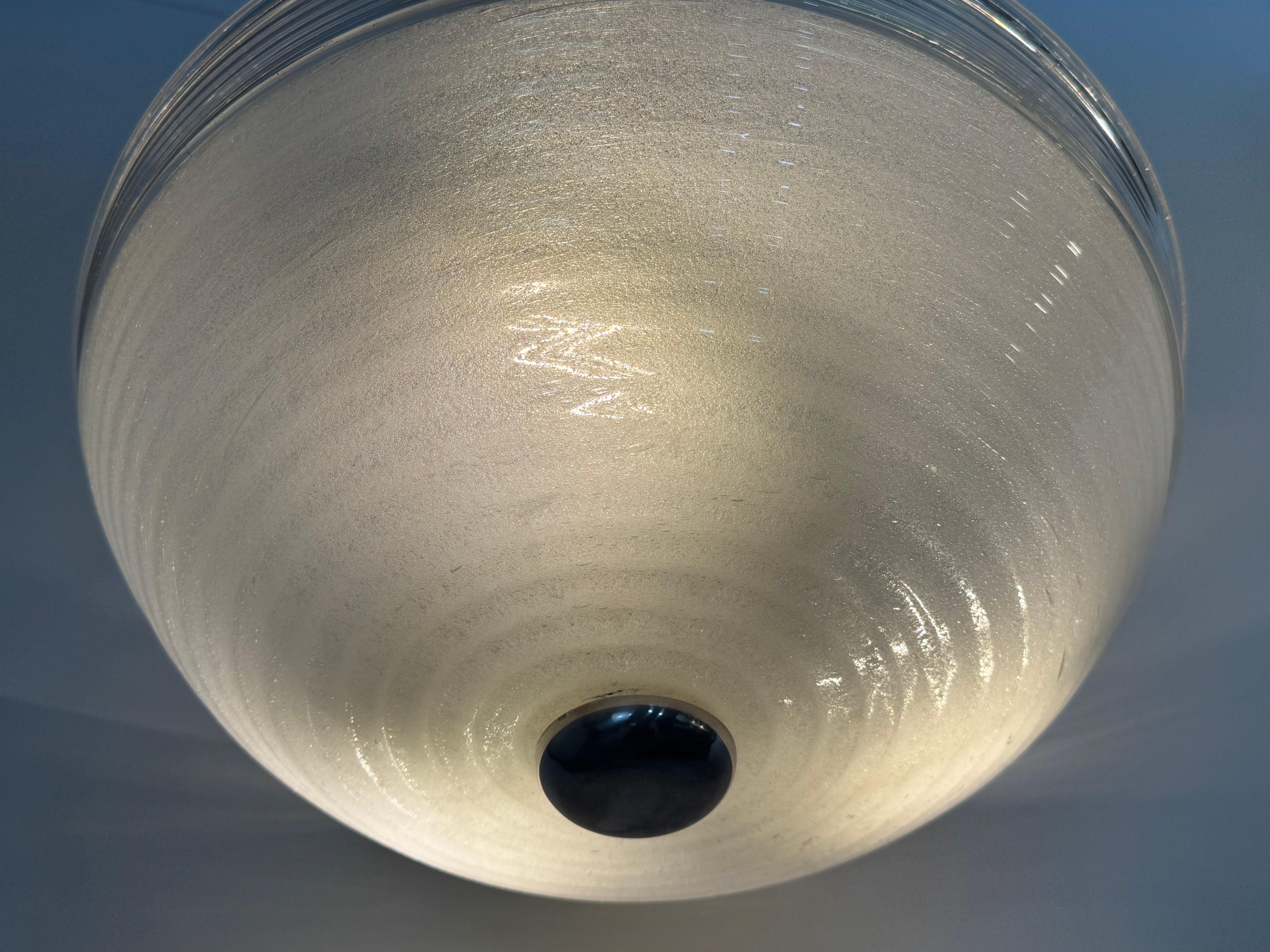 Vetro di Murano Lampadario in vetro di Murano attribuito a Seguso, metà del XX secolo in vendita