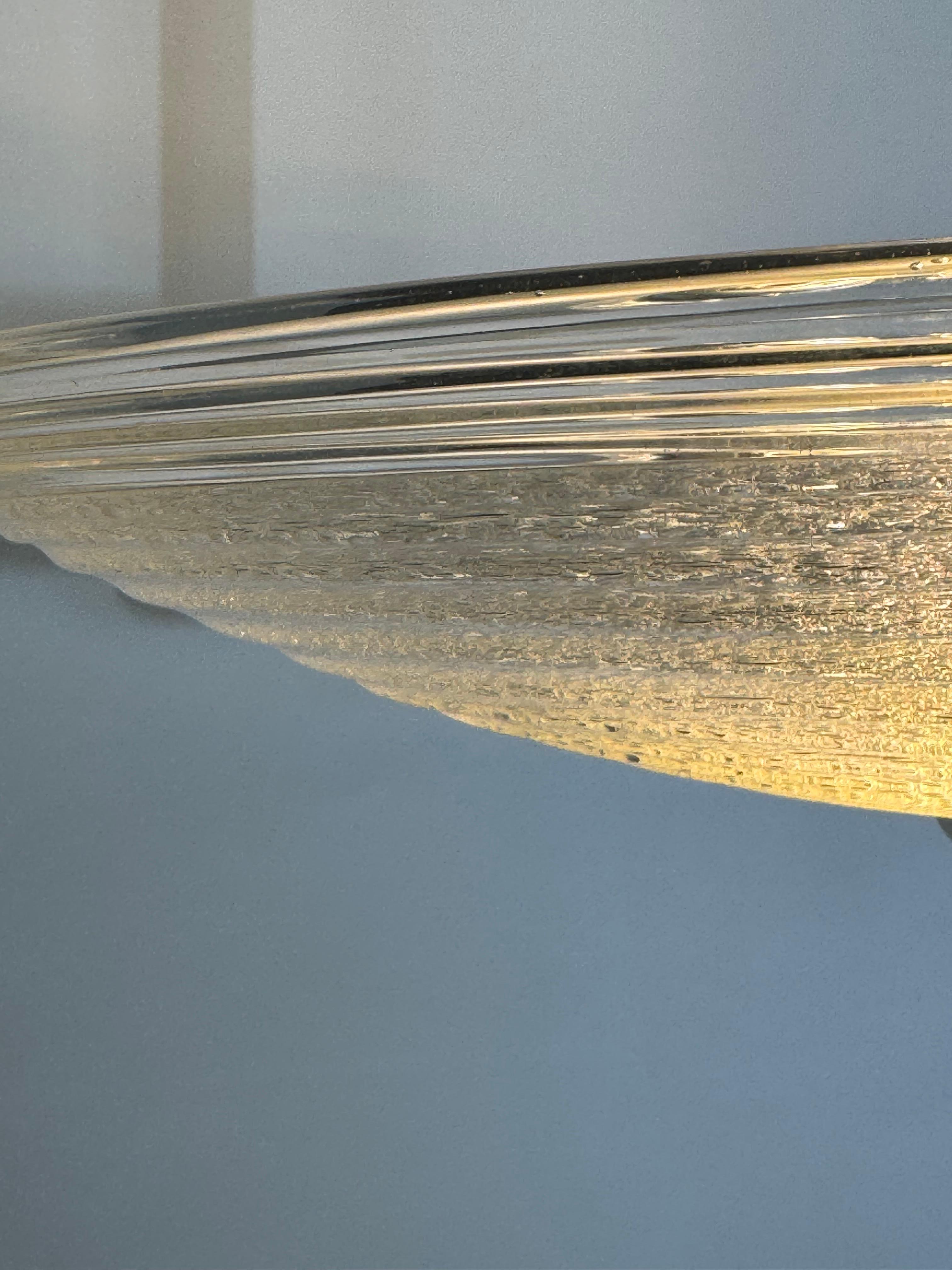 Lampadario in vetro di Murano attribuito a Seguso, metà del XX secolo in vendita 1