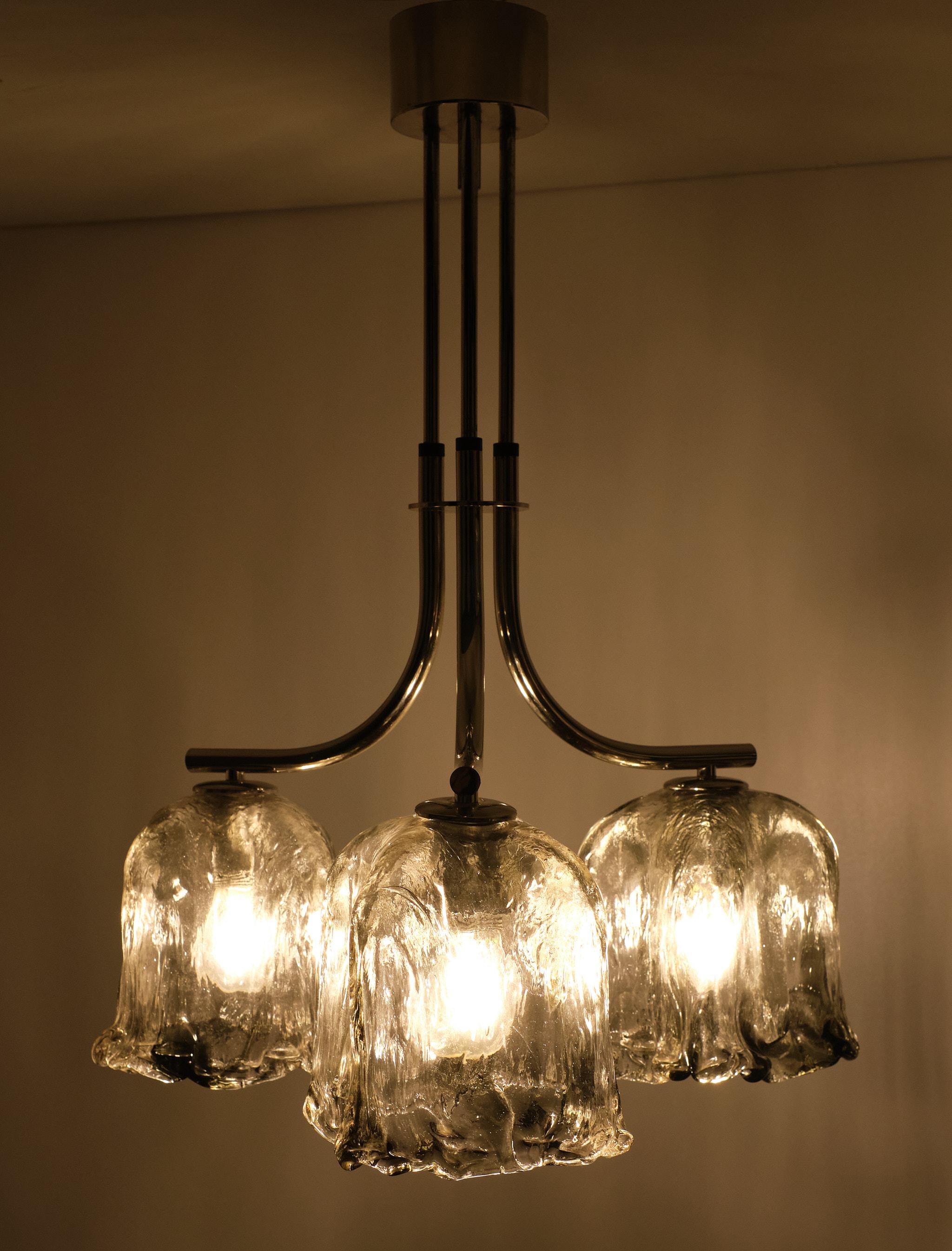 Murano Glass Chandelier attrib Mazzega  1970s For Sale 7